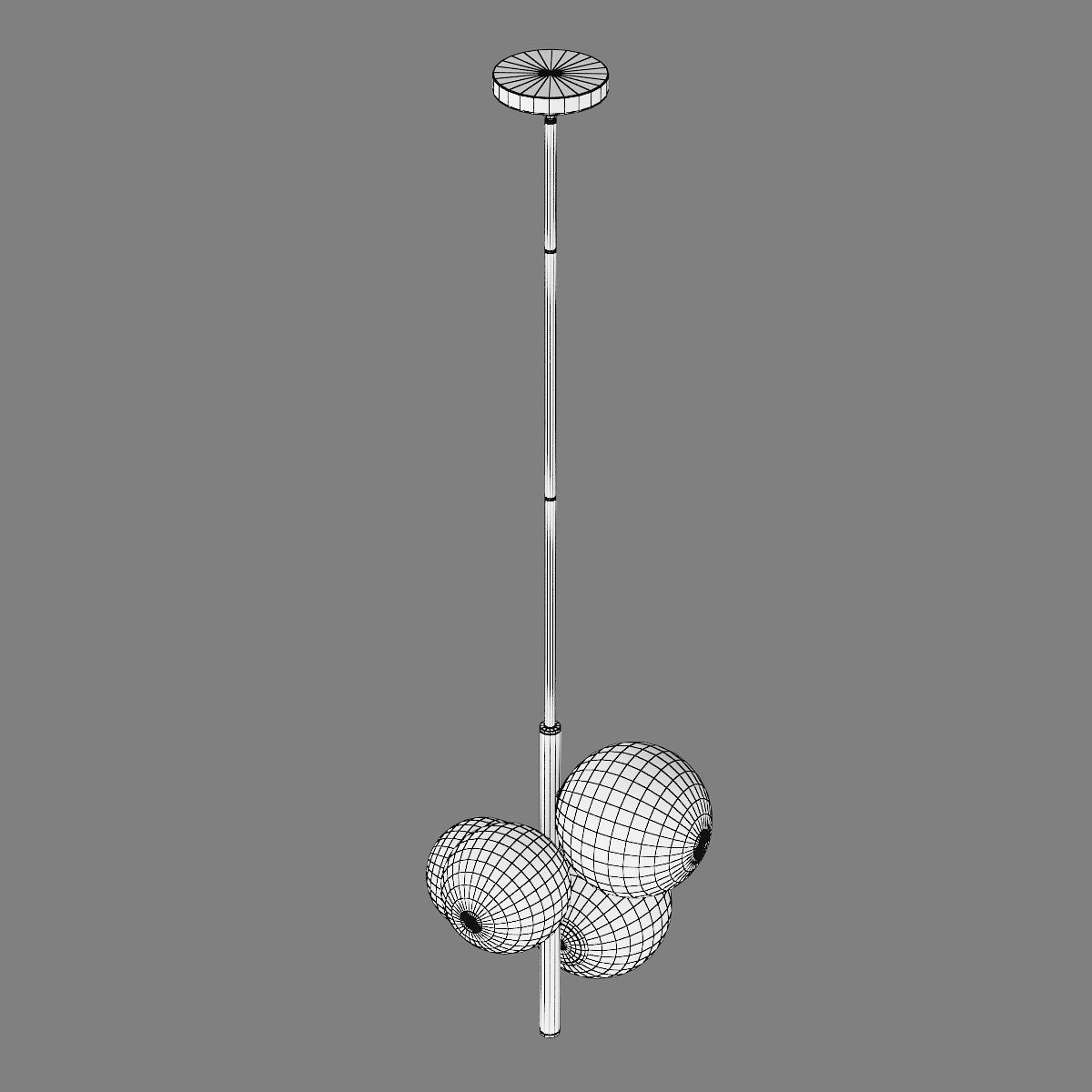 815043 Croco Lightstar Pendant chandelier 3D model_6