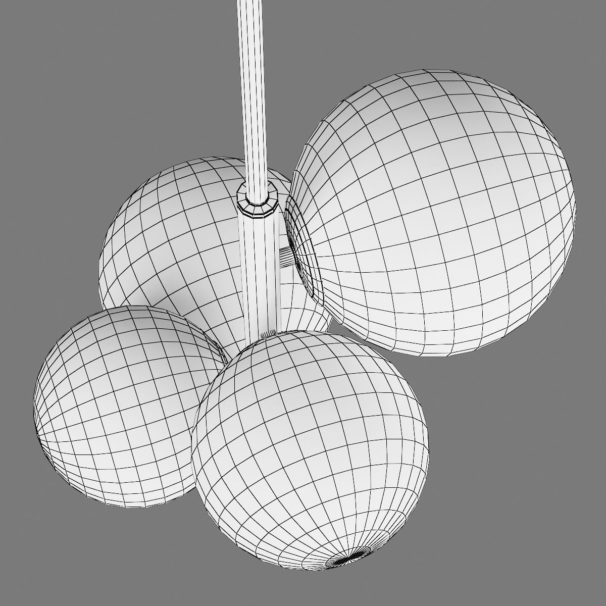 815043 Croco Lightstar Pendant chandelier 3D model_7