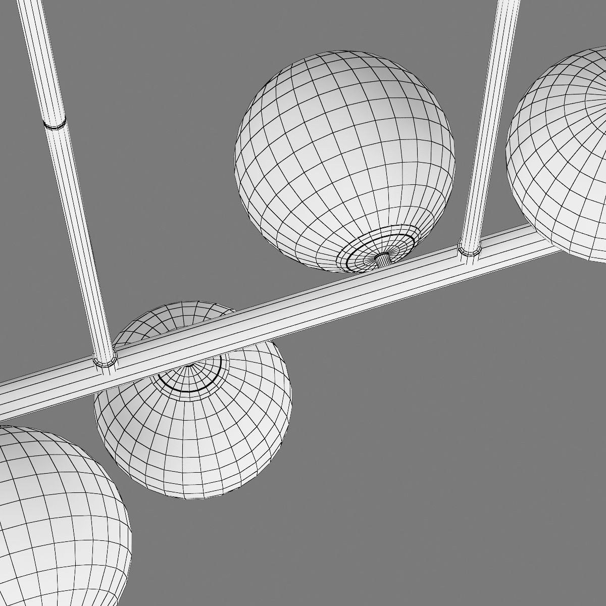 815083 Croco Lightstar Pendant chandelier 3D model_6