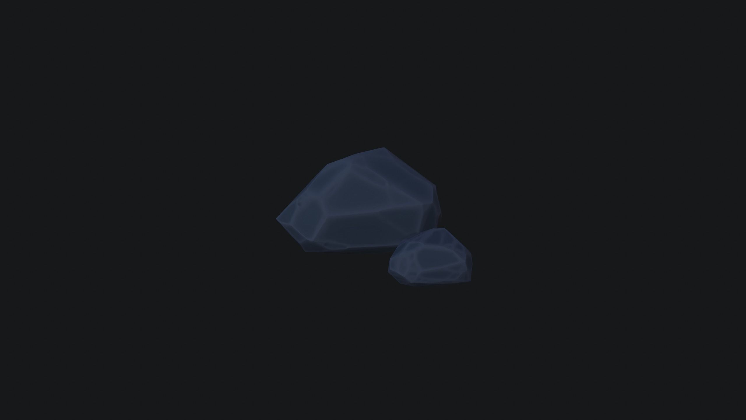 Stylized Rock Pack Low-poly 3D model_9