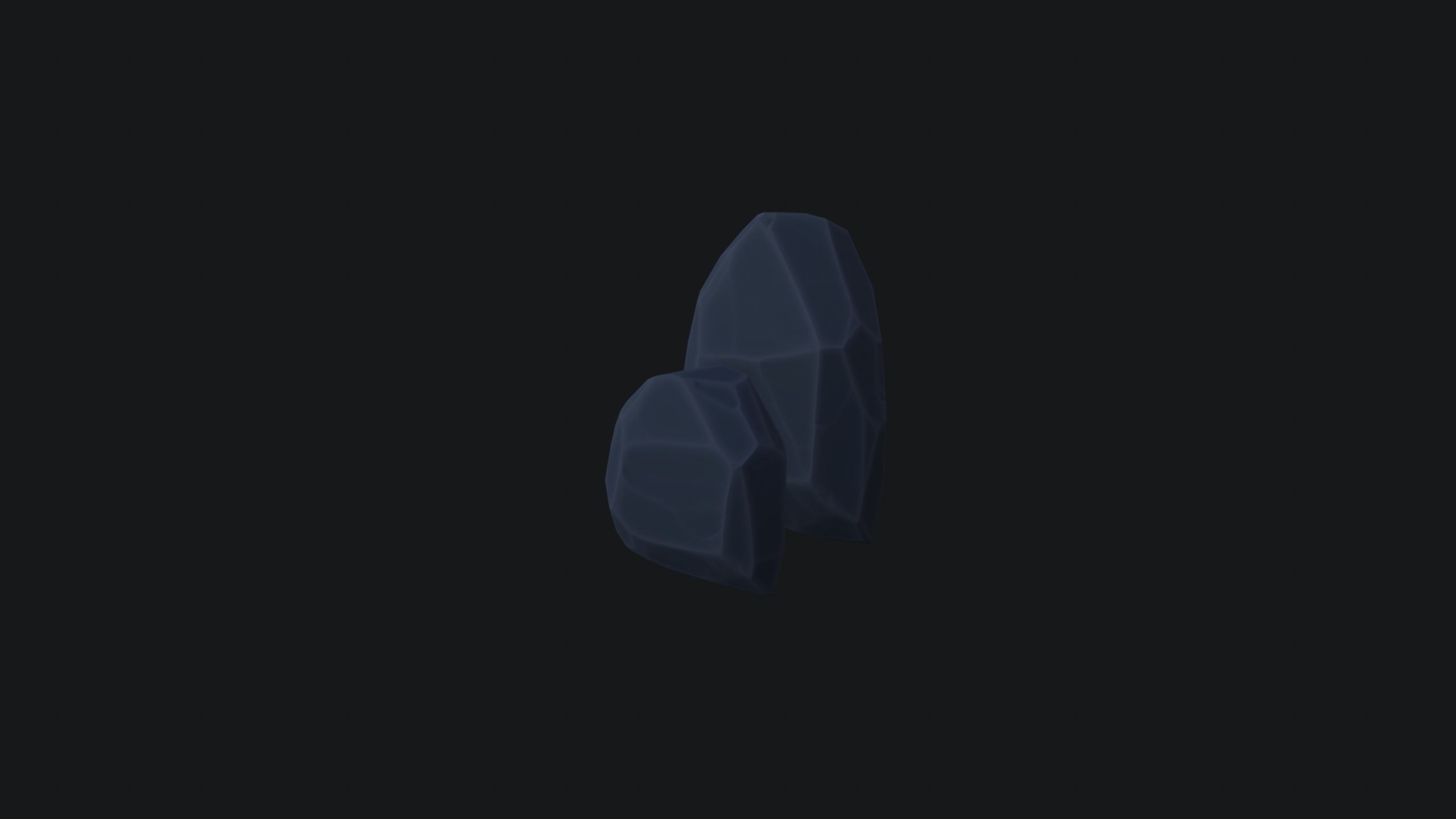 Stylized Rock Pack Low-poly 3D model_7