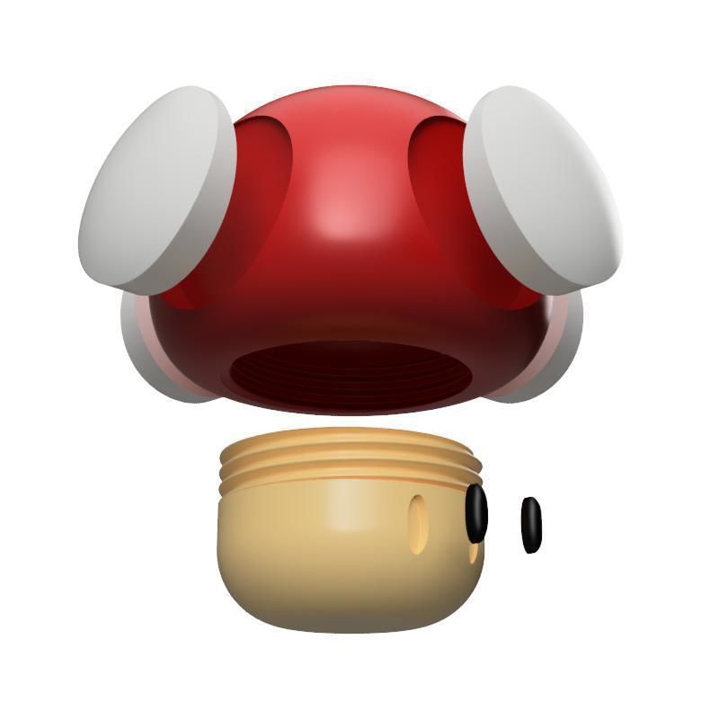 Super Mushroom tools 3D print model_2