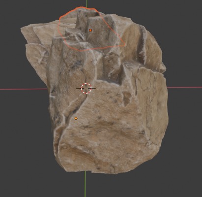 Stones x3 3D model_2