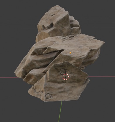 Stones x3 3D model_4