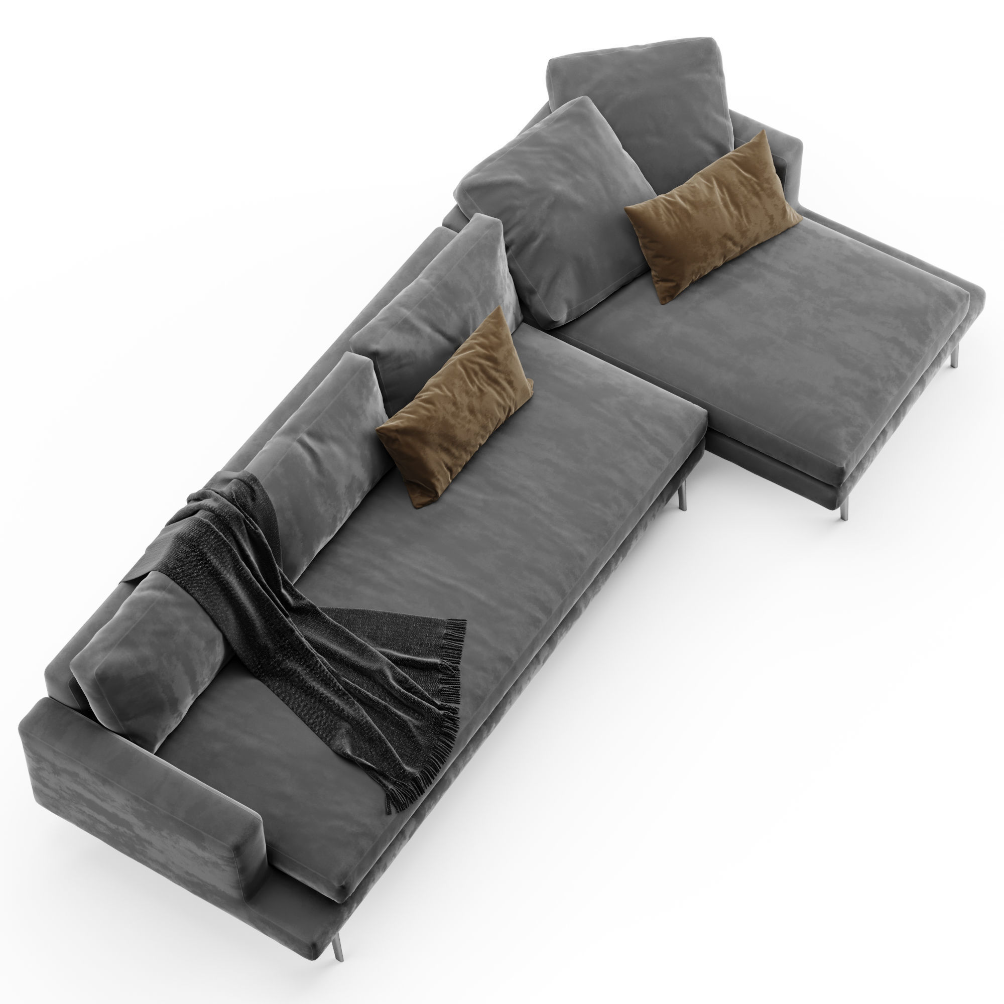 Verzelloni Larsen Sofa 3D model_2