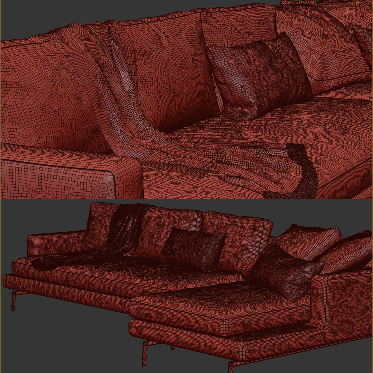 Verzelloni Larsen Sofa 3D model_4