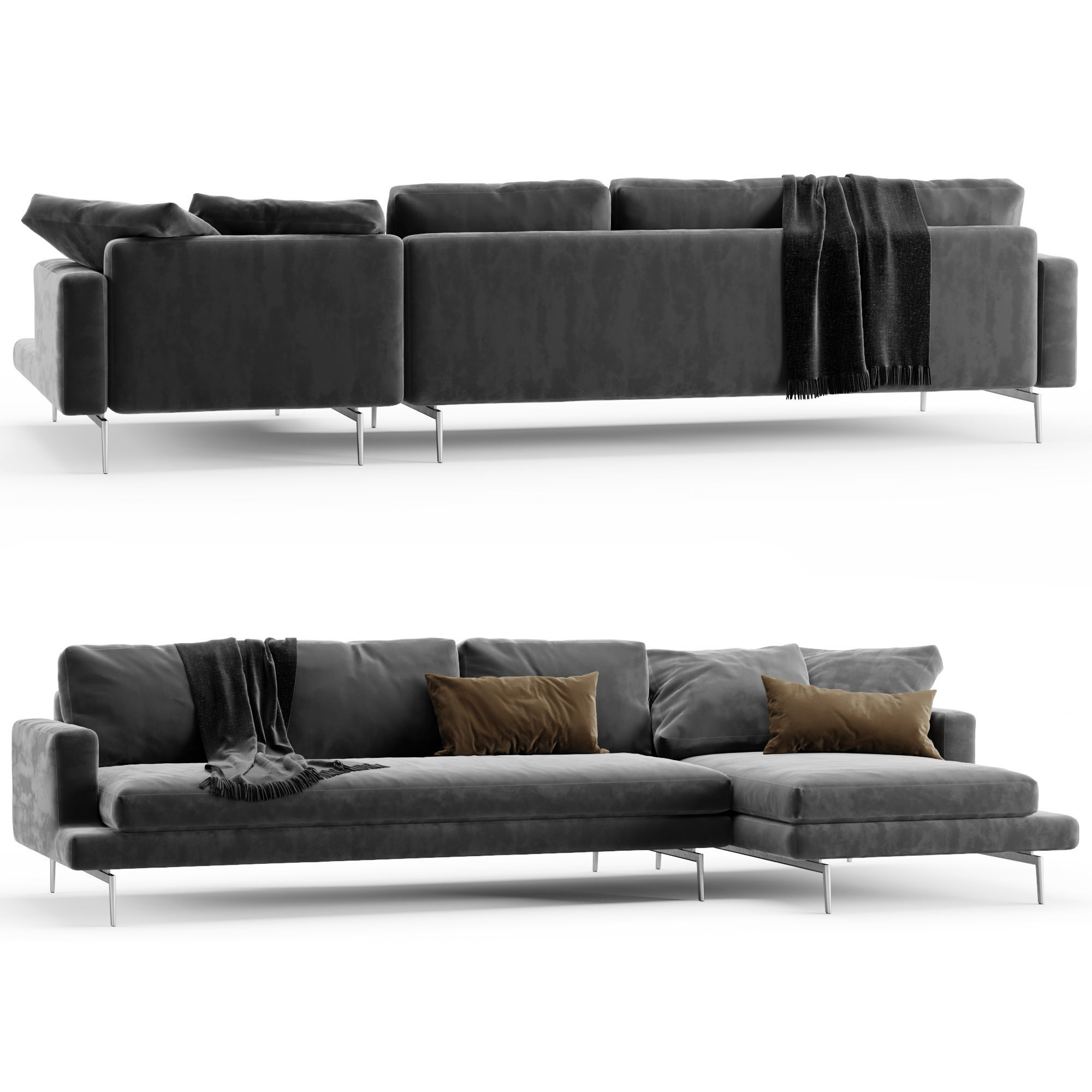 Verzelloni Larsen Sofa 3D model_1
