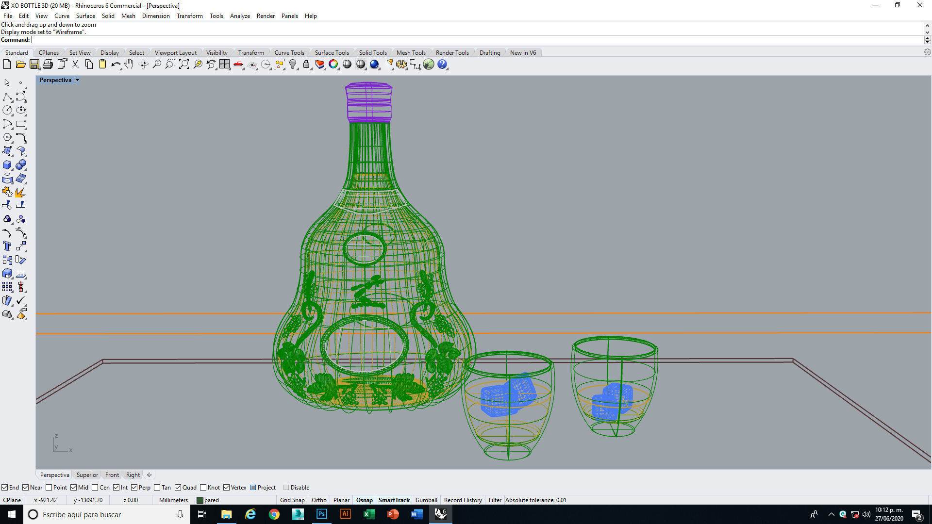 Hennessey XO Cognac 3D model_21
