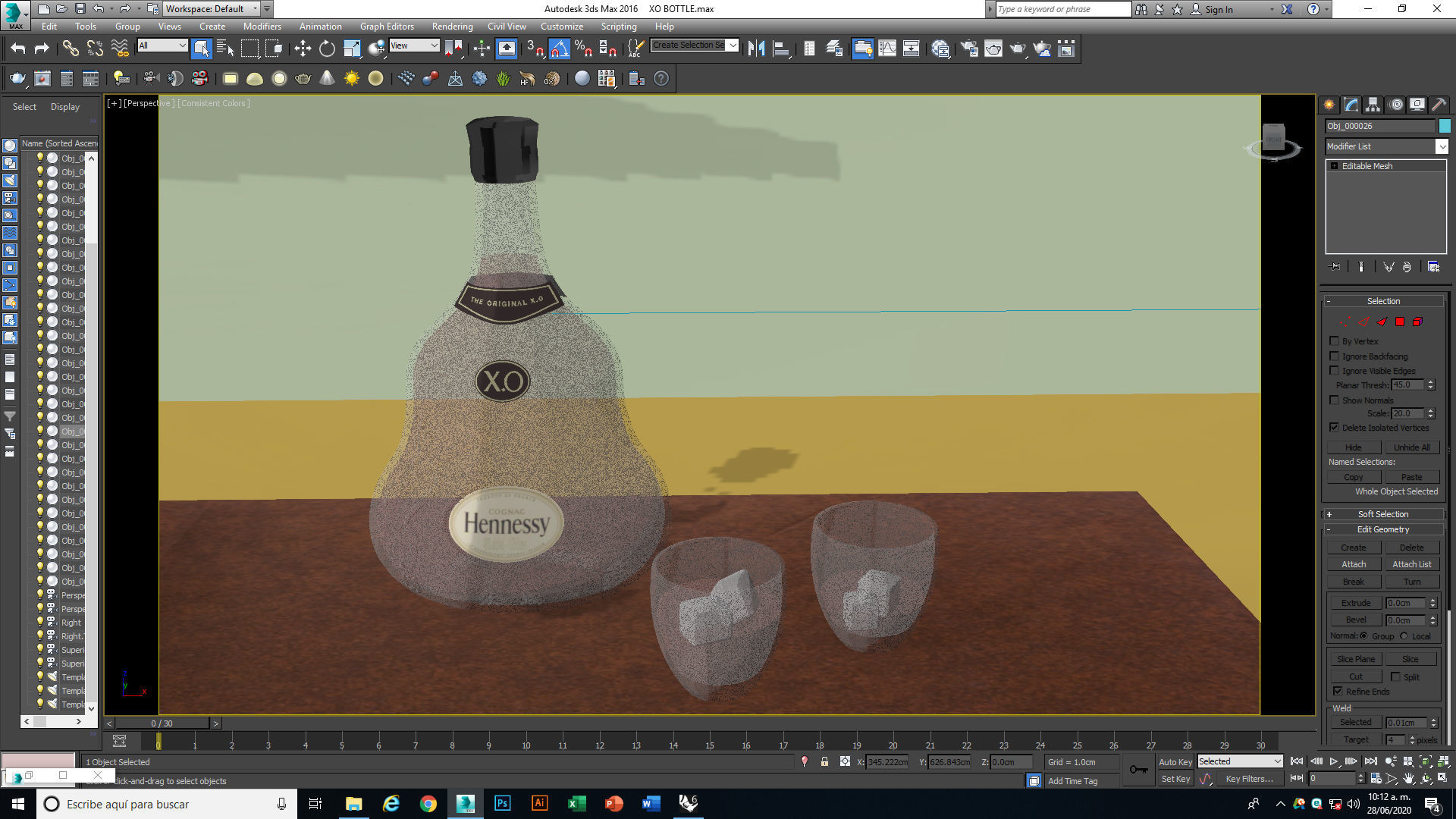 Hennessey XO Cognac 3D model_16