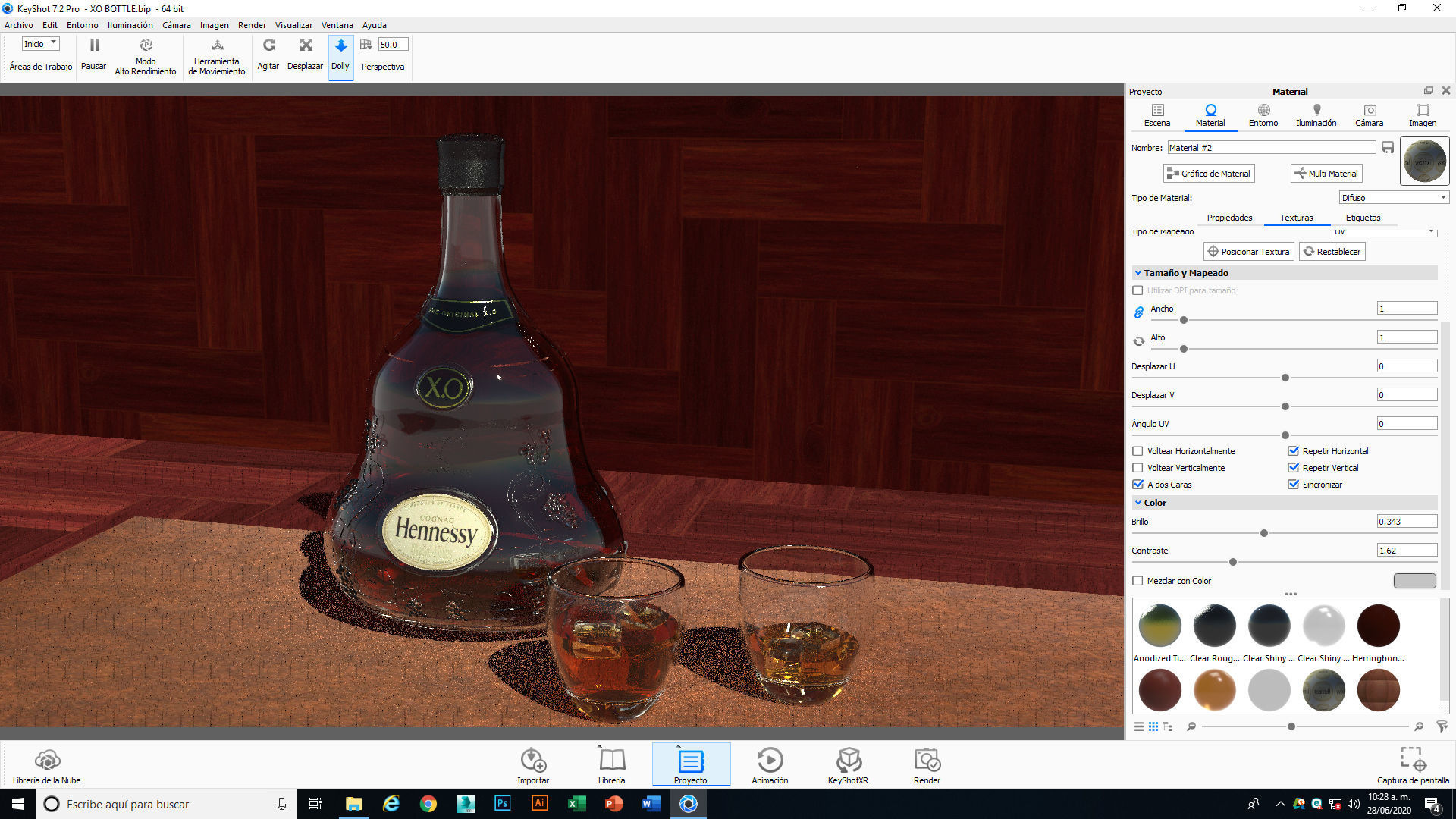 Hennessey XO Cognac 3D model_10