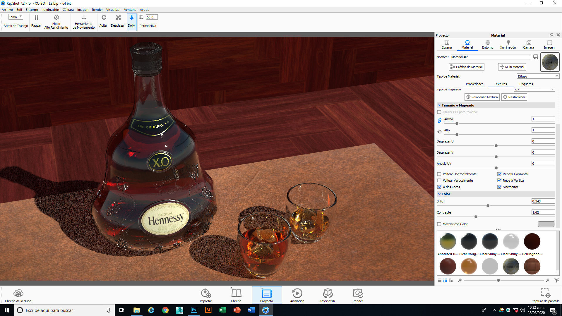 Hennessey XO Cognac 3D model_12