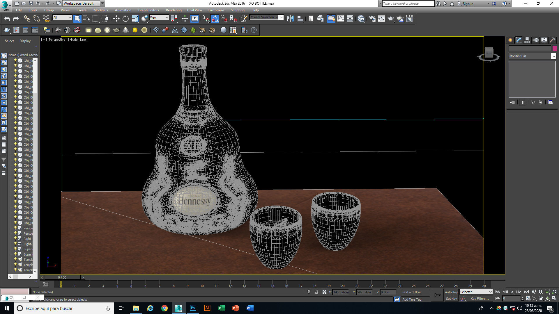 Hennessey XO Cognac 3D model_15