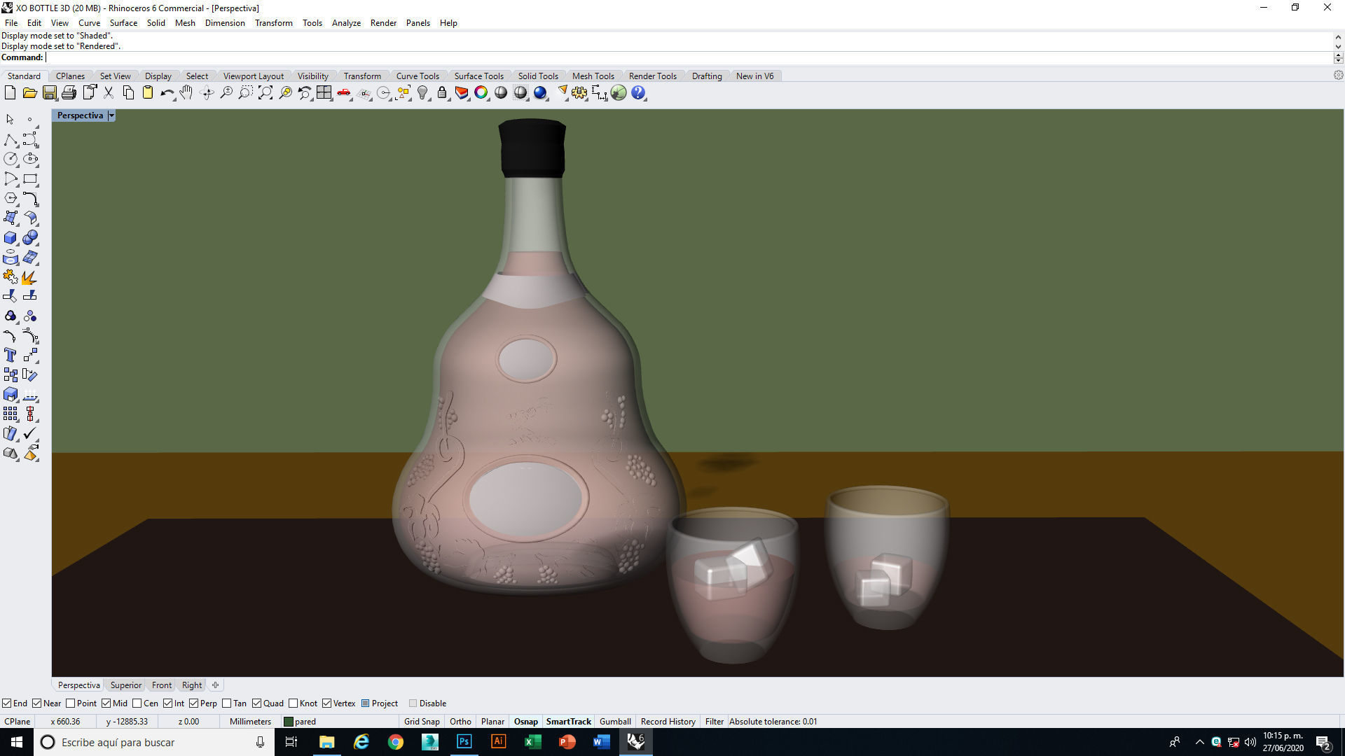 Hennessey XO Cognac 3D model_23