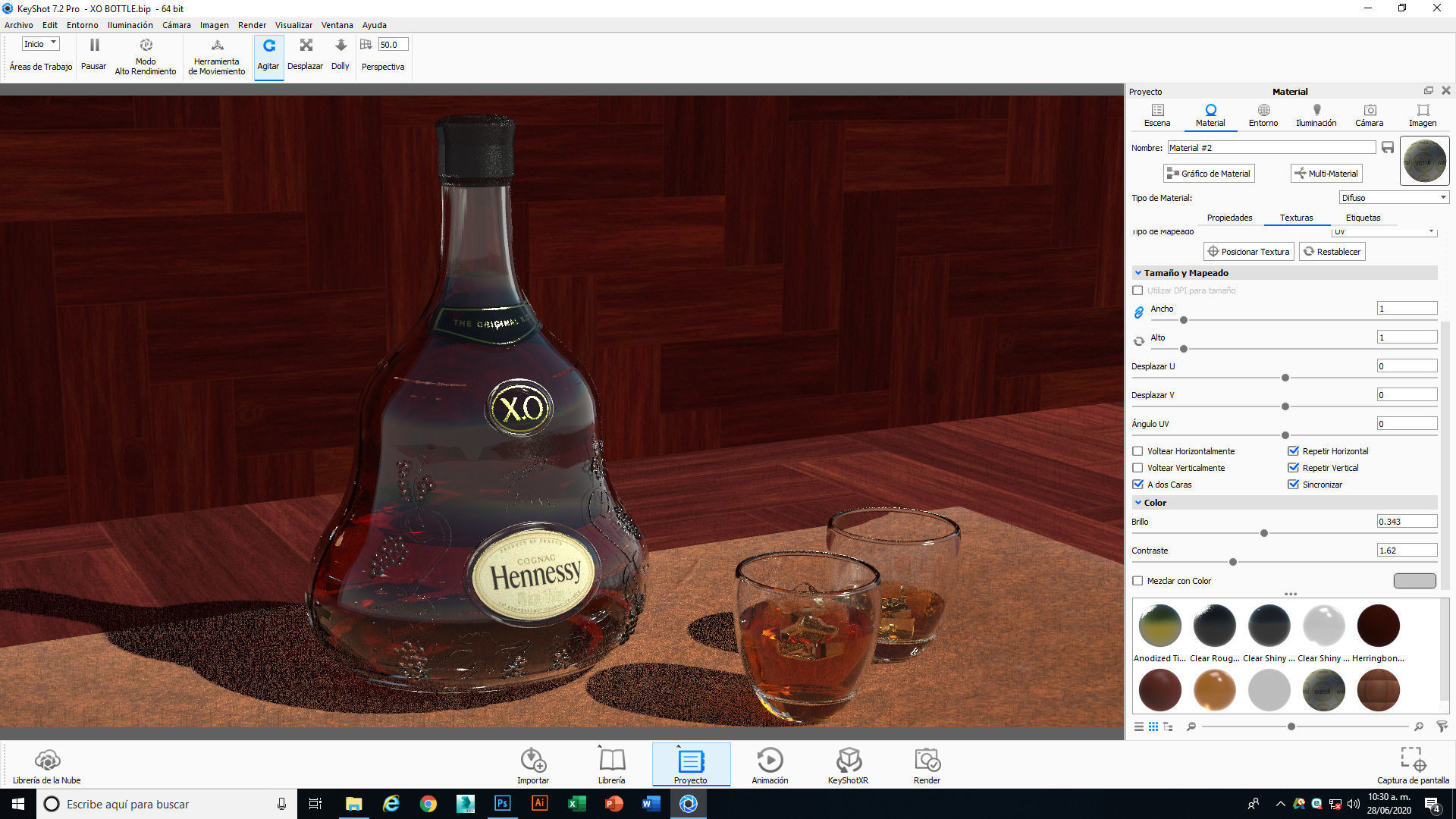 Hennessey XO Cognac 3D model_11