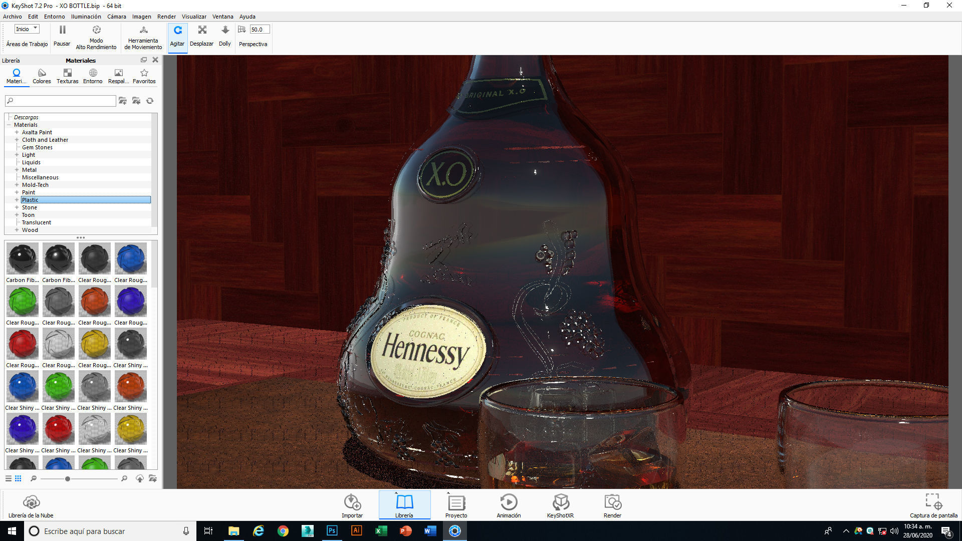 Hennessey XO Cognac 3D model_13