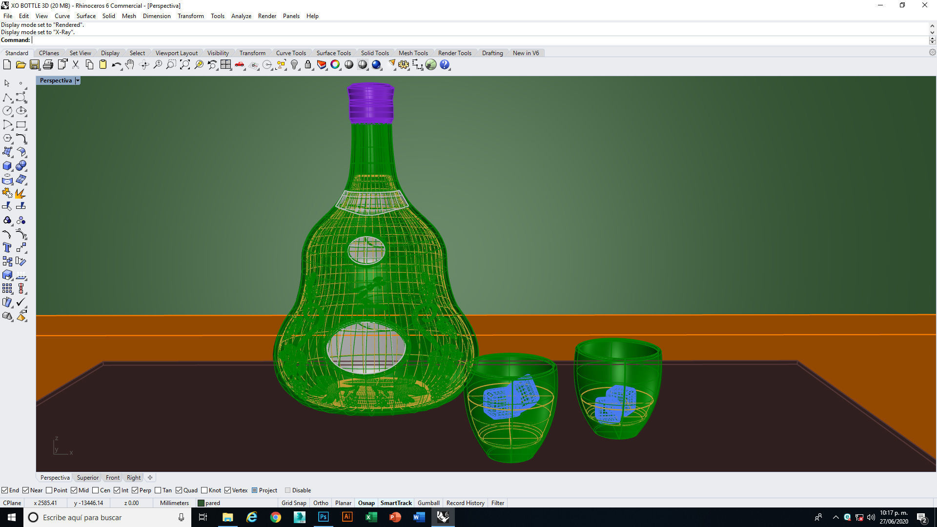 Hennessey XO Cognac 3D model_24