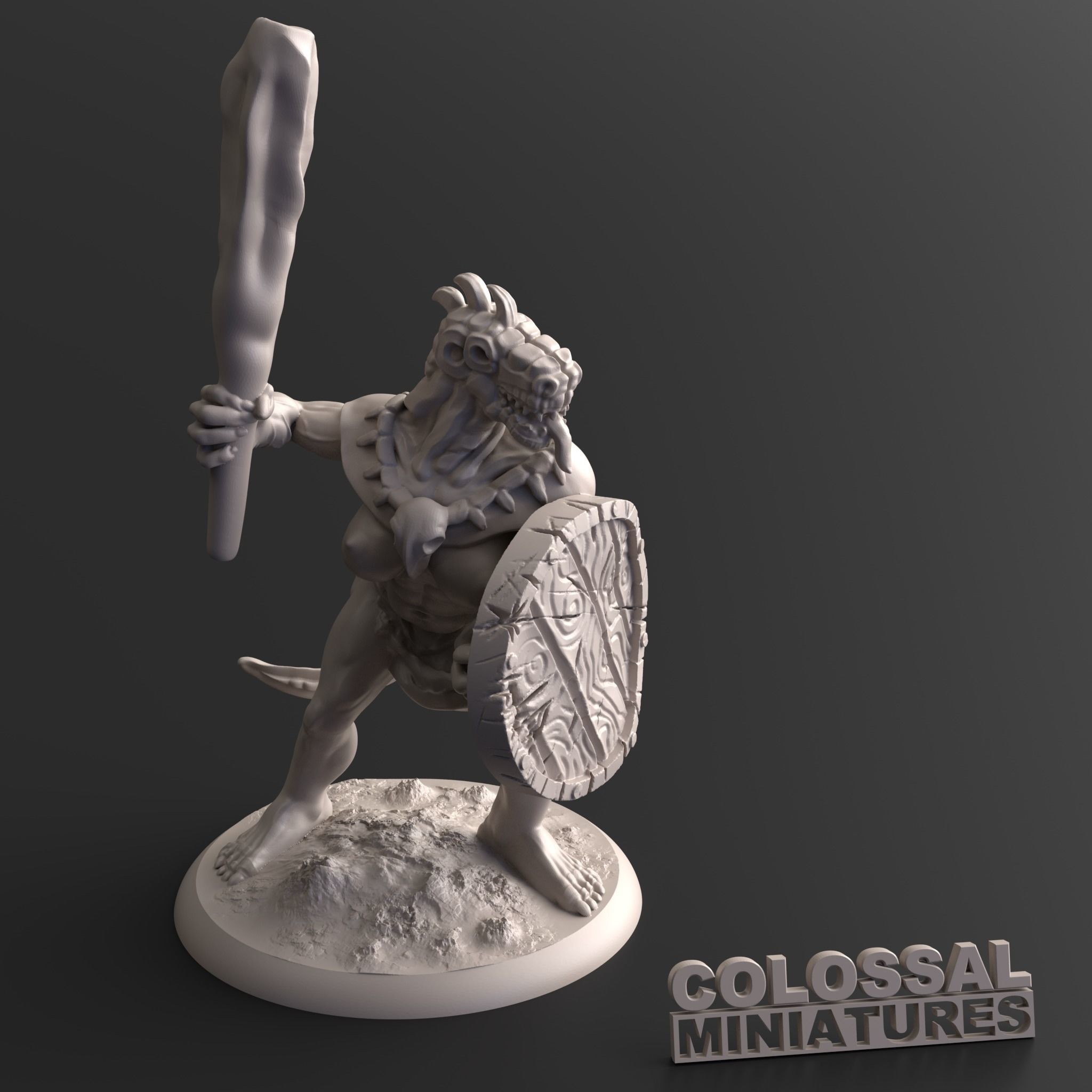 Lizardfolk Swamp Camp Mega Pack 3D print model_13