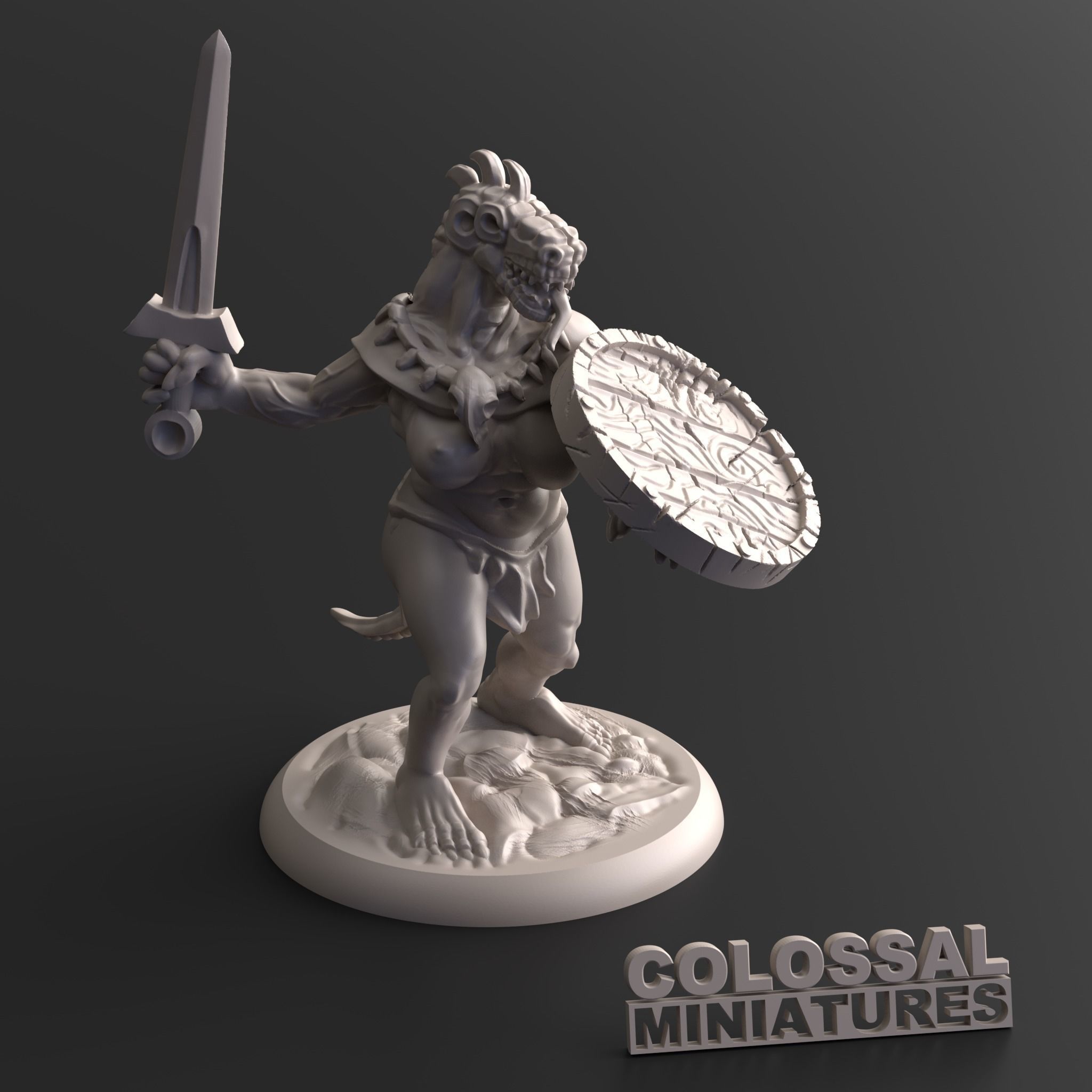 Lizardfolk Swamp Camp Mega Pack 3D print model_15