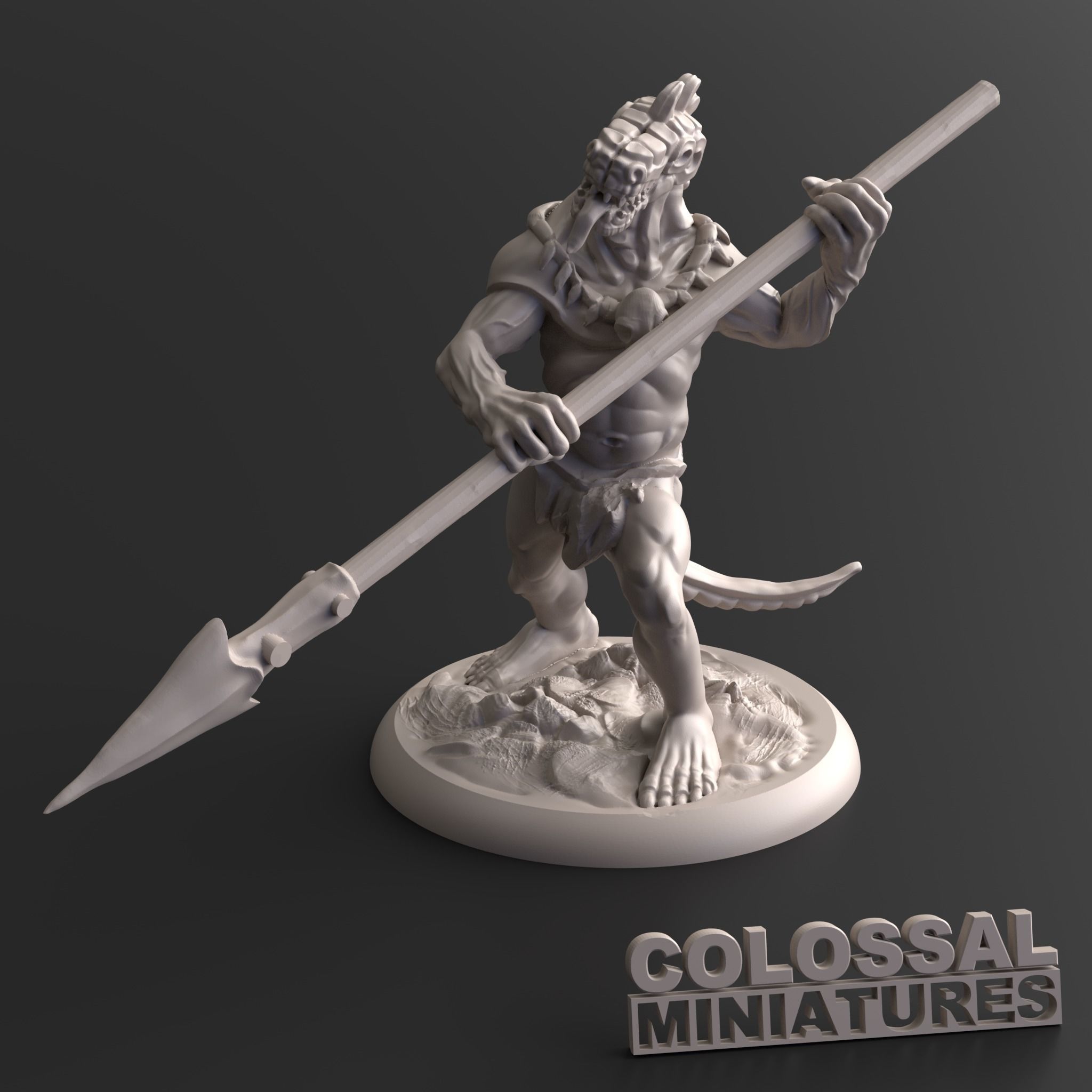 Lizardfolk Swamp Camp Mega Pack 3D print model_16