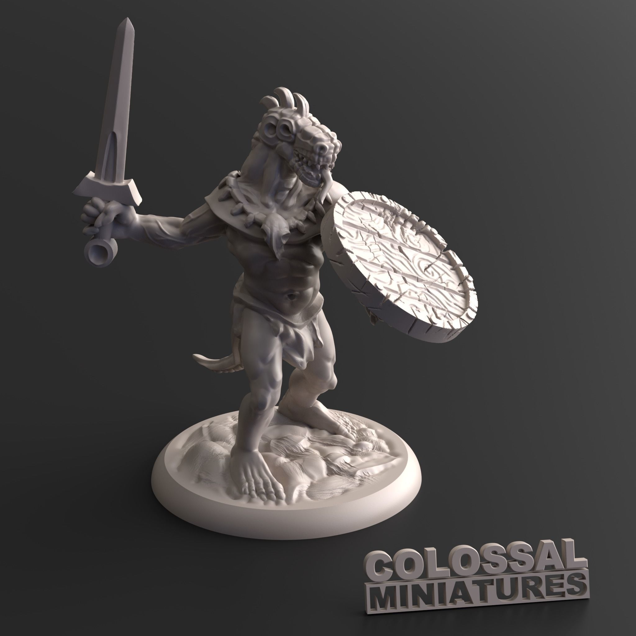 Lizardfolk Swamp Camp Mega Pack 3D print model_11