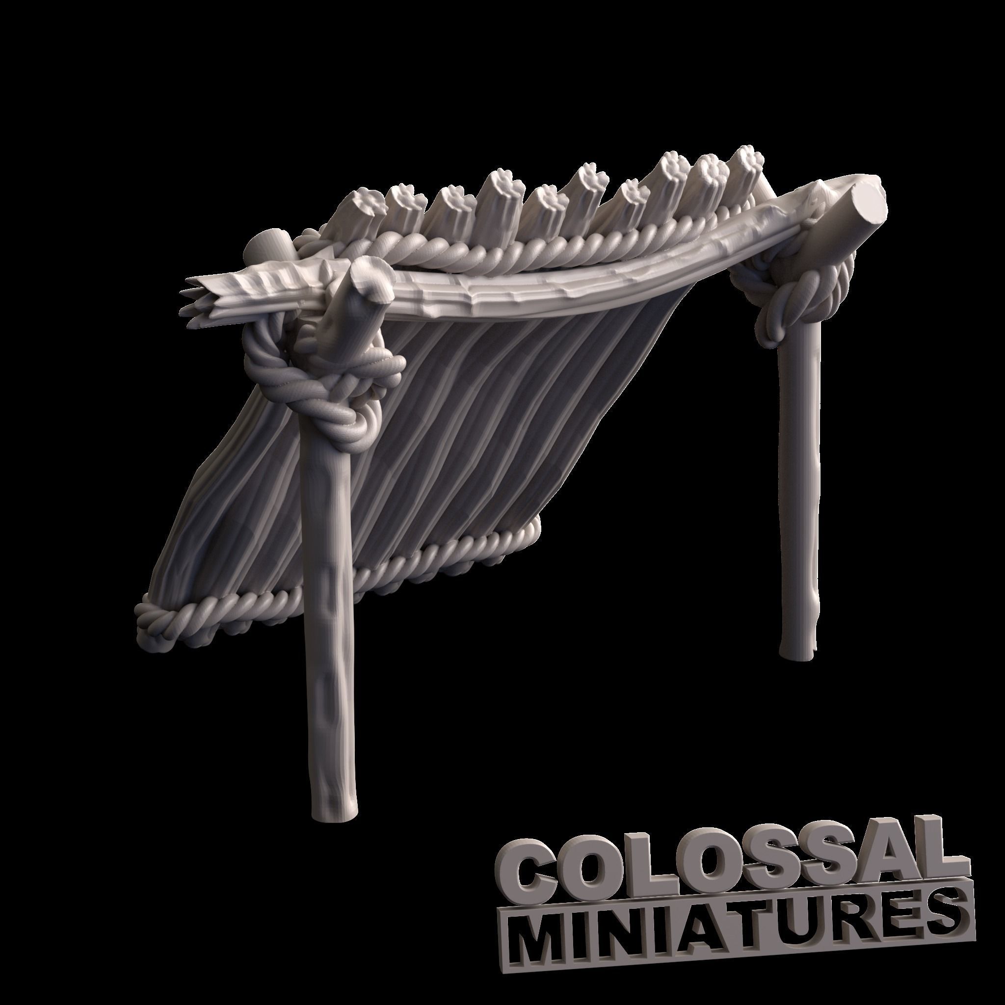 Lizardfolk Swamp Camp Mega Pack 3D print model_3