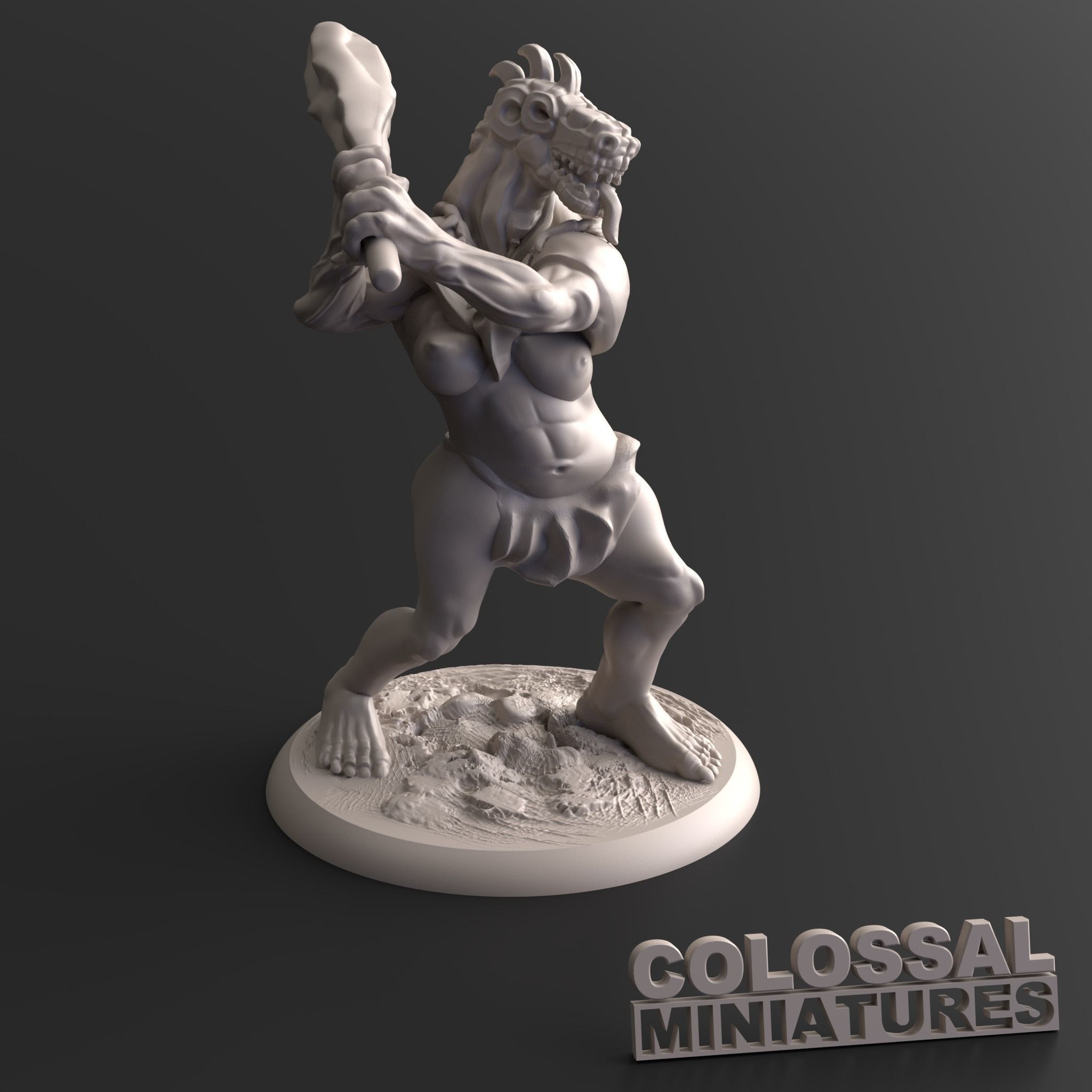 Lizardfolk Swamp Camp Mega Pack 3D print model_12