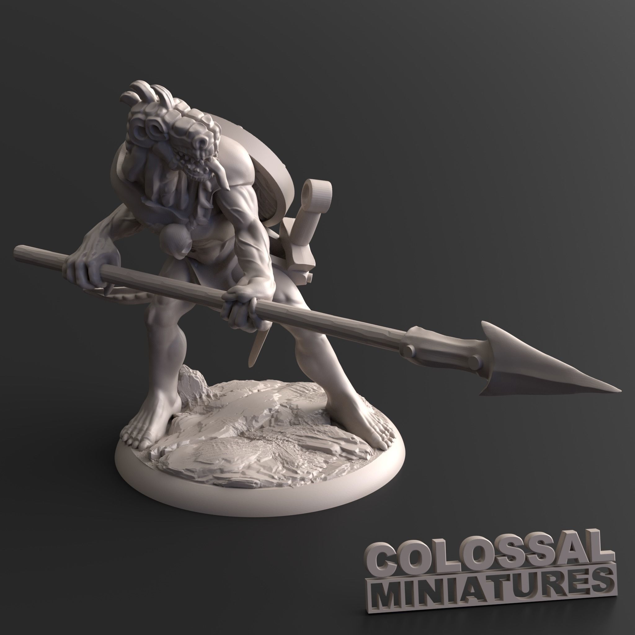 Lizardfolk Swamp Camp Mega Pack 3D print model_18