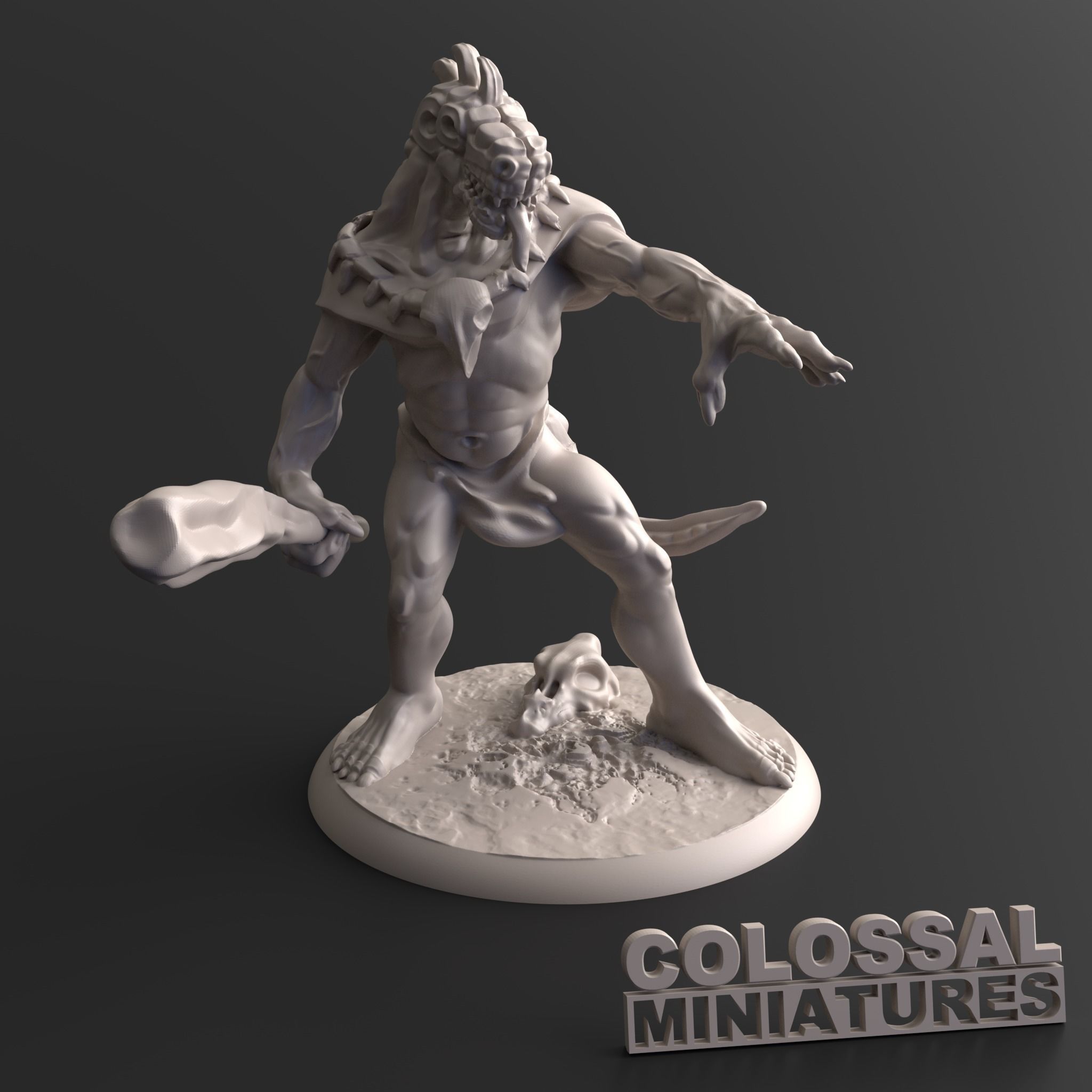Lizardfolk Swamp Camp Mega Pack 3D print model_19