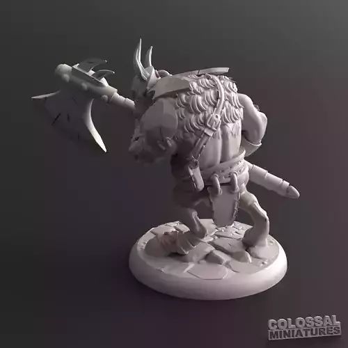 Minotaur A figurine with axe