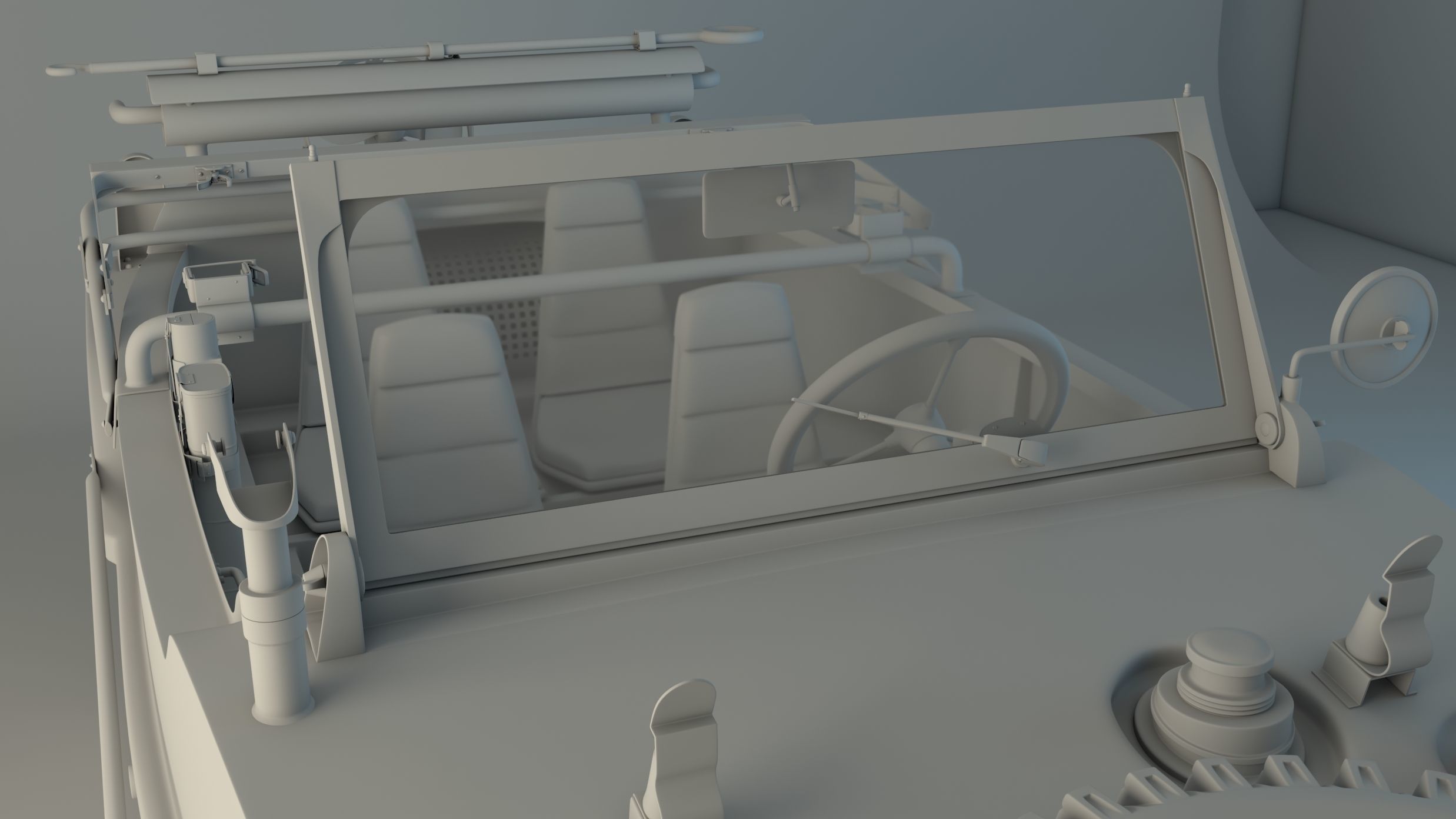 Volkswagen type 166 Schwimmwagen 3D model_11