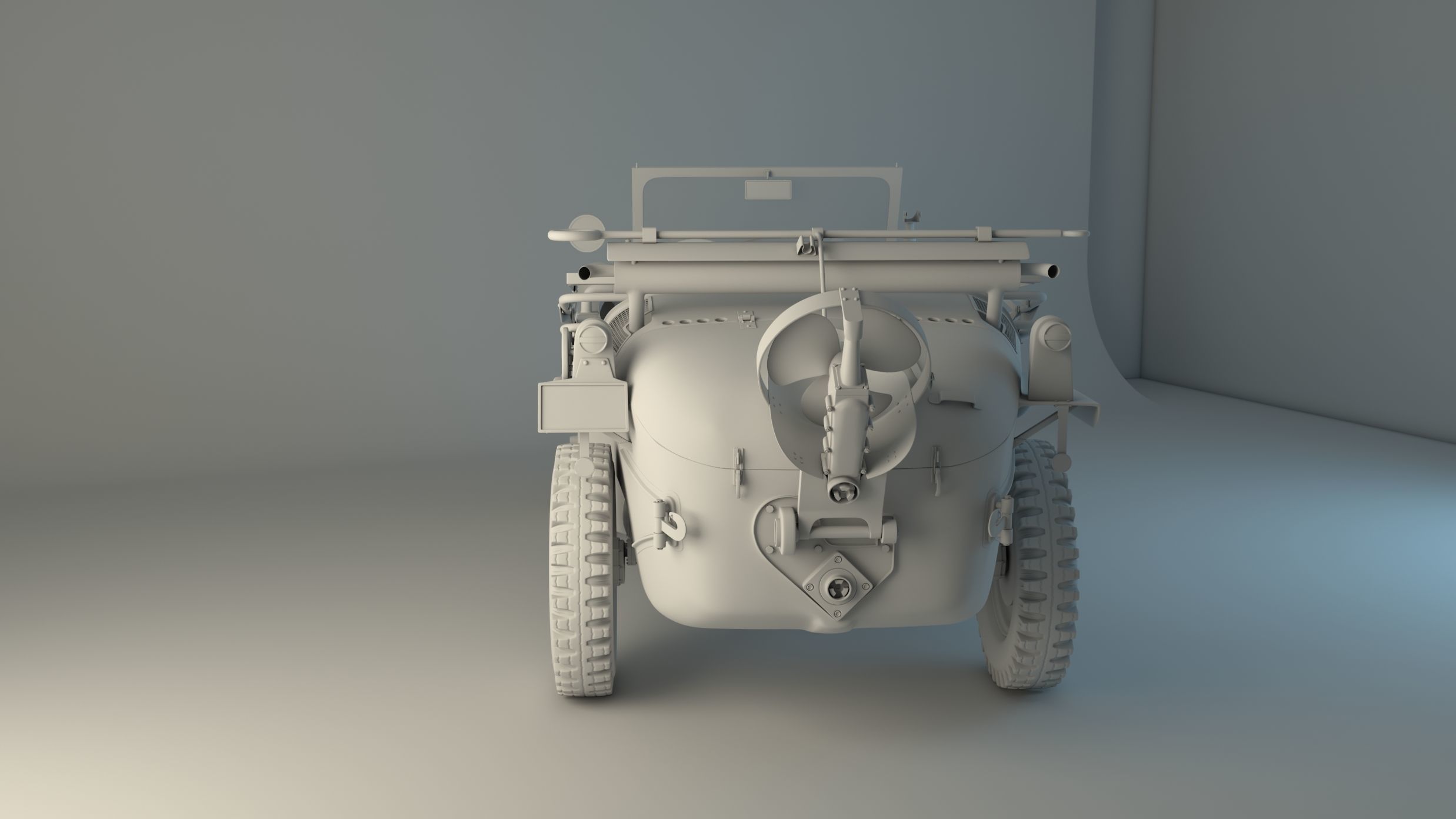 Volkswagen type 166 Schwimmwagen 3D model_6