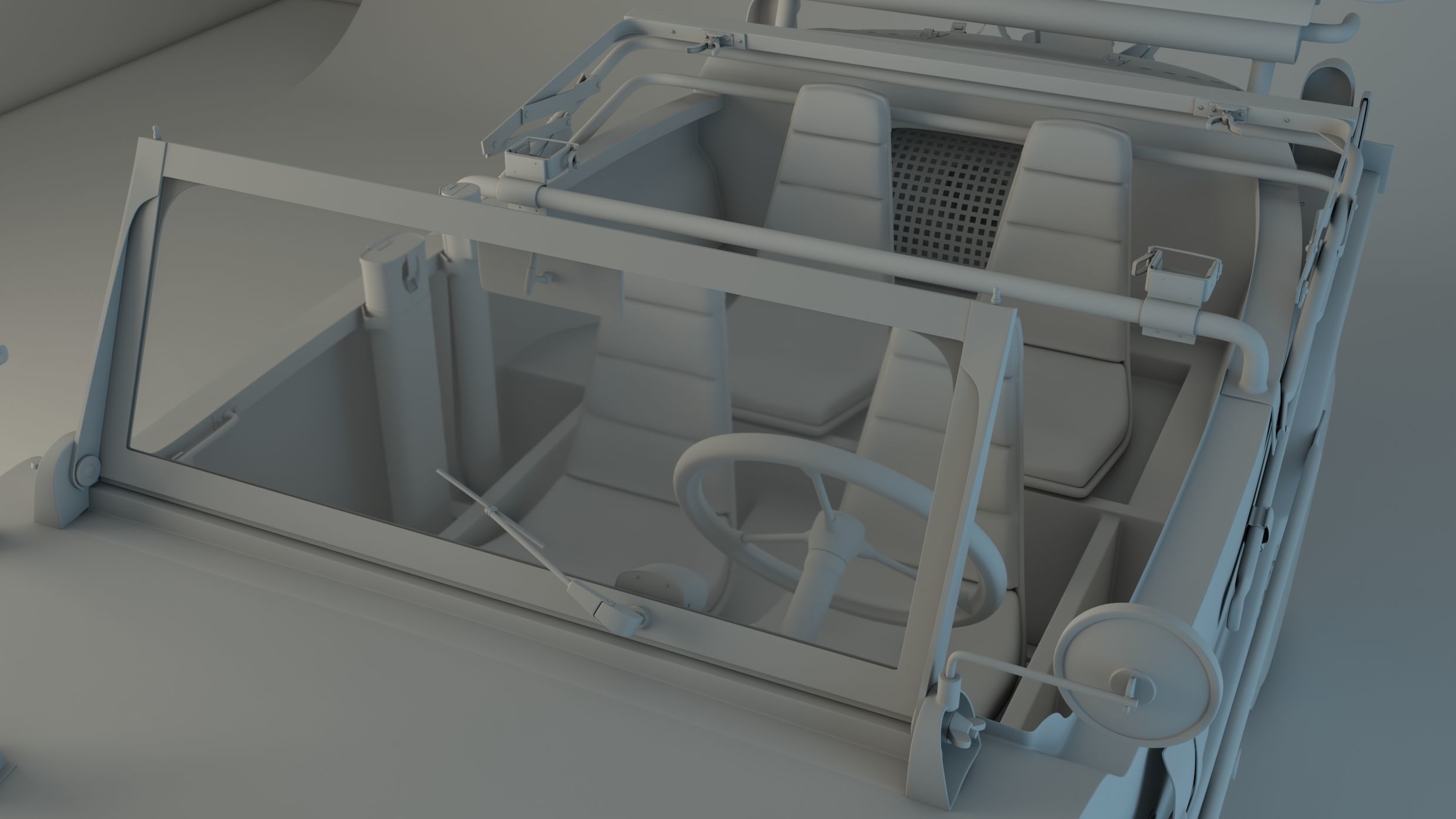 Volkswagen type 166 Schwimmwagen 3D model_10