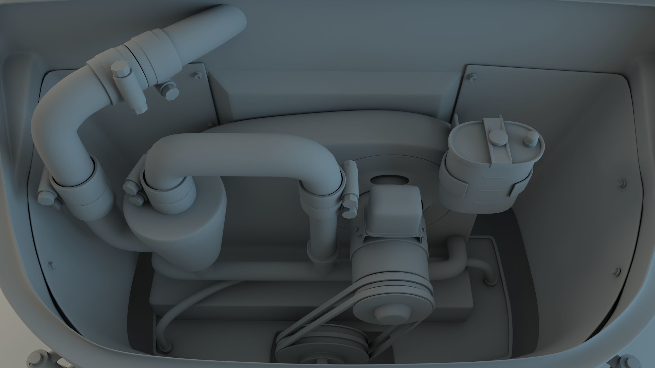 Volkswagen type 166 Schwimmwagen 3D model_16