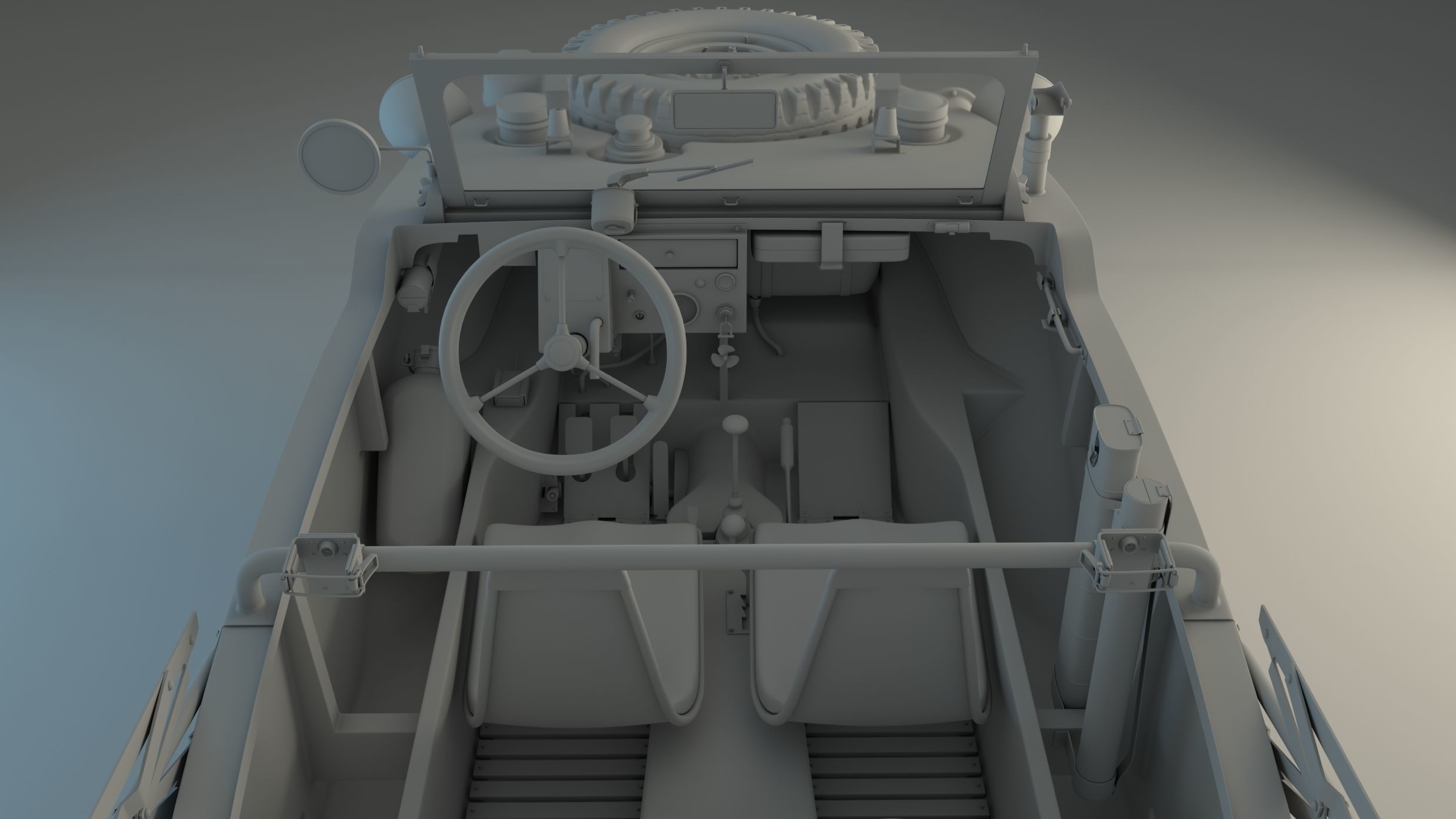 Volkswagen type 166 Schwimmwagen 3D model_13