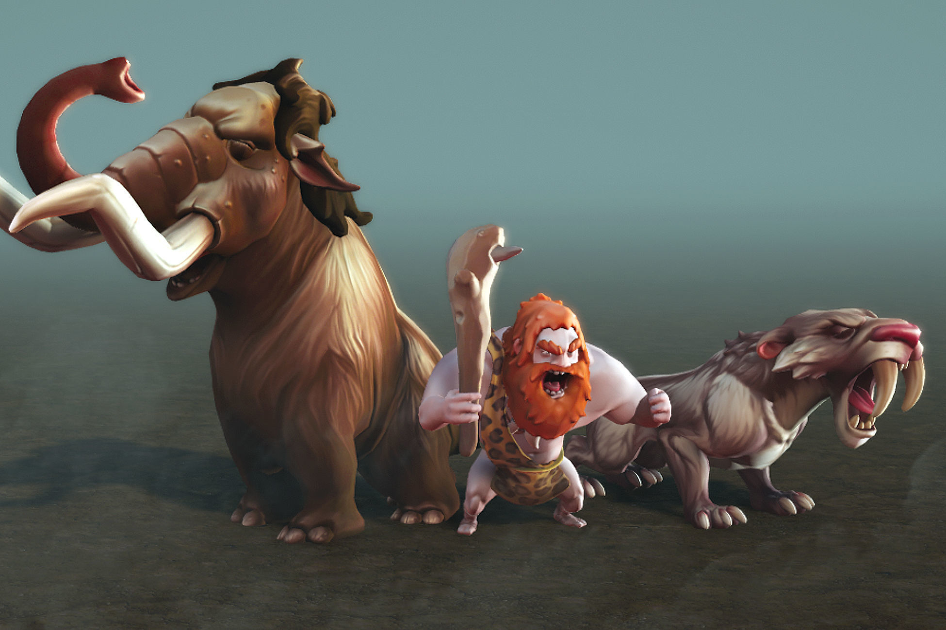 Ice Age Character Pack Low-poly 3D model_5