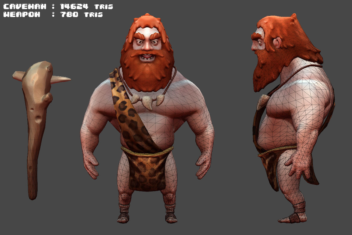 Ice Age Character Pack Low-poly 3D model_19