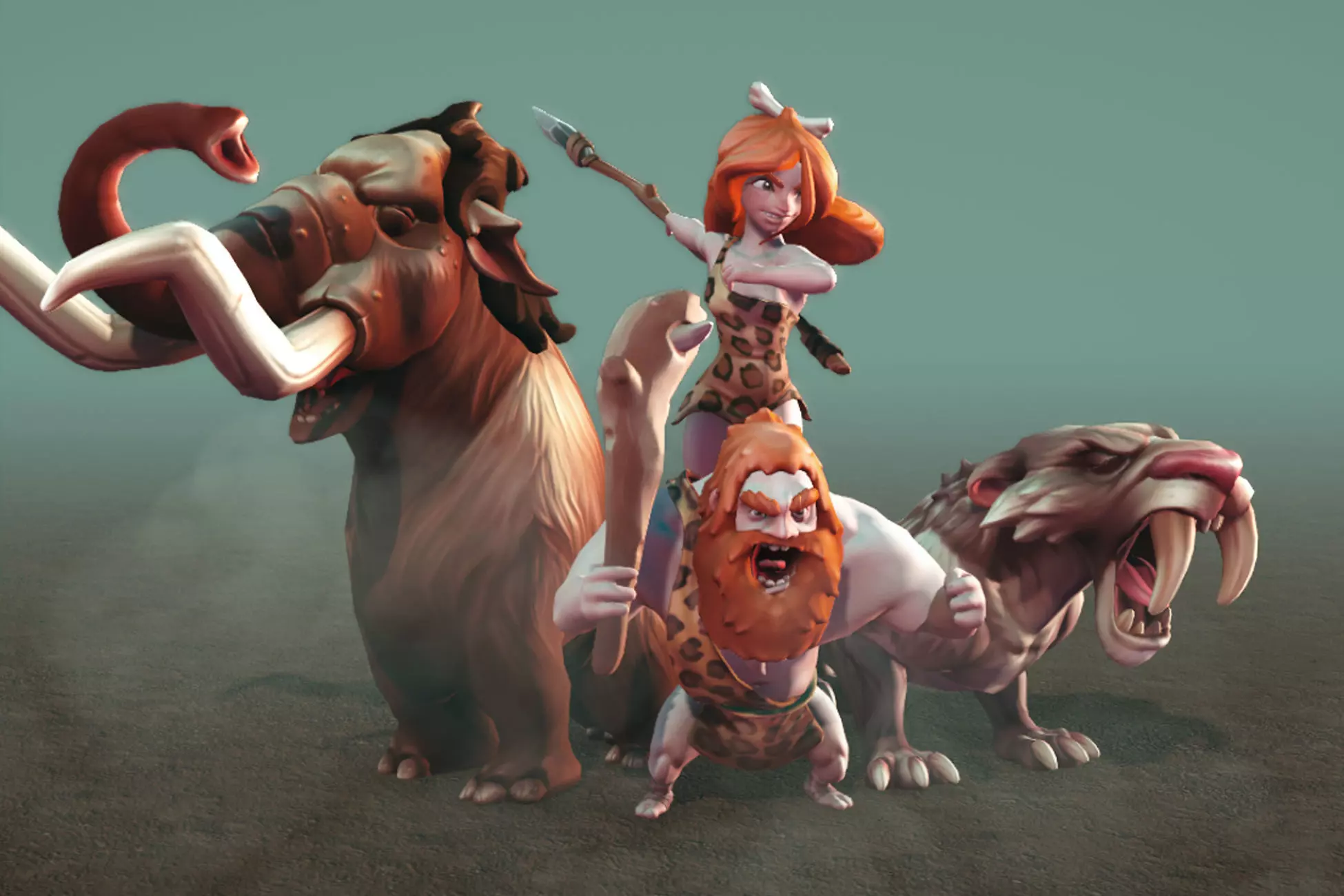 Ice Age Character Pack Low-poly 3D model_0