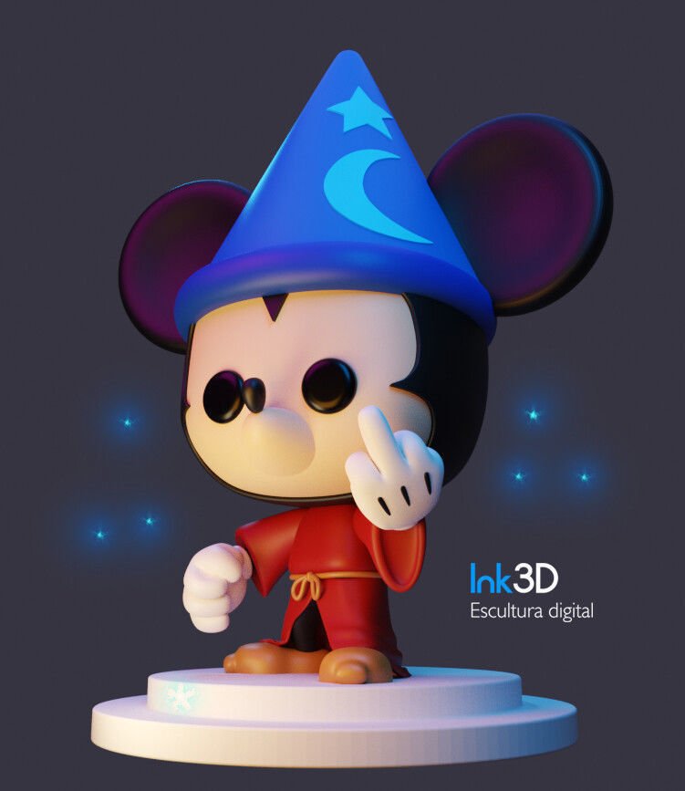 Badass Mouse 3D model_1