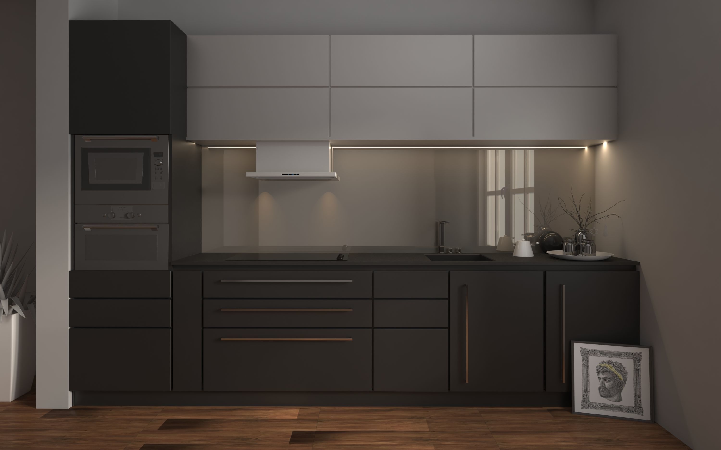 kitchen design  3D model_3