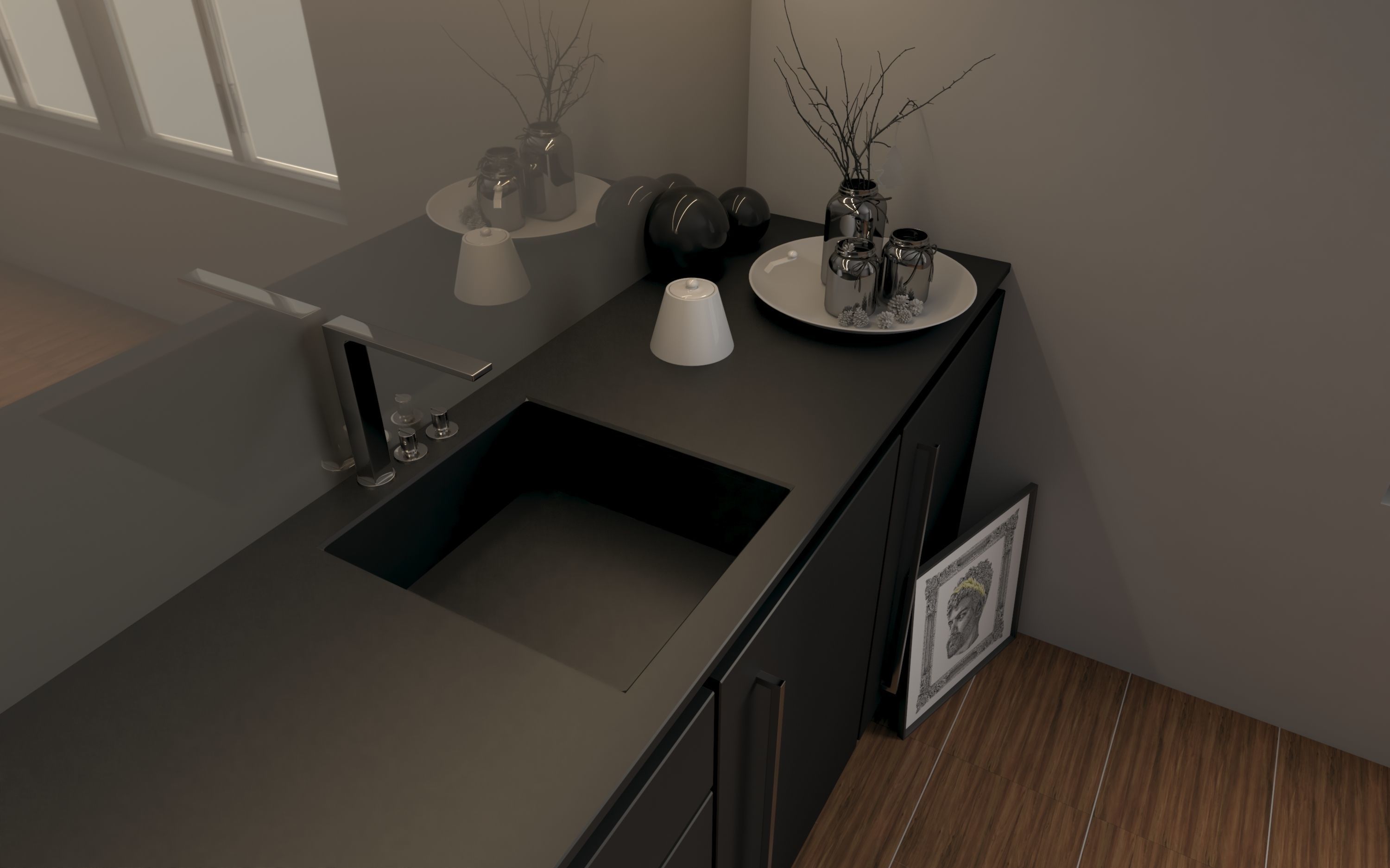 kitchen design  3D model_6