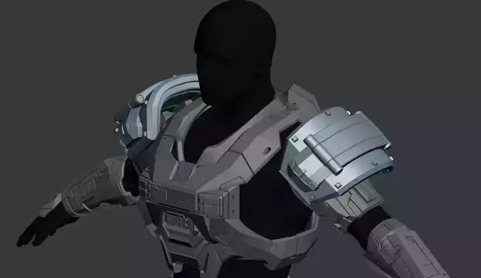 Reach Grenadier Shoulder Wearable 3D Print Model 3D print model