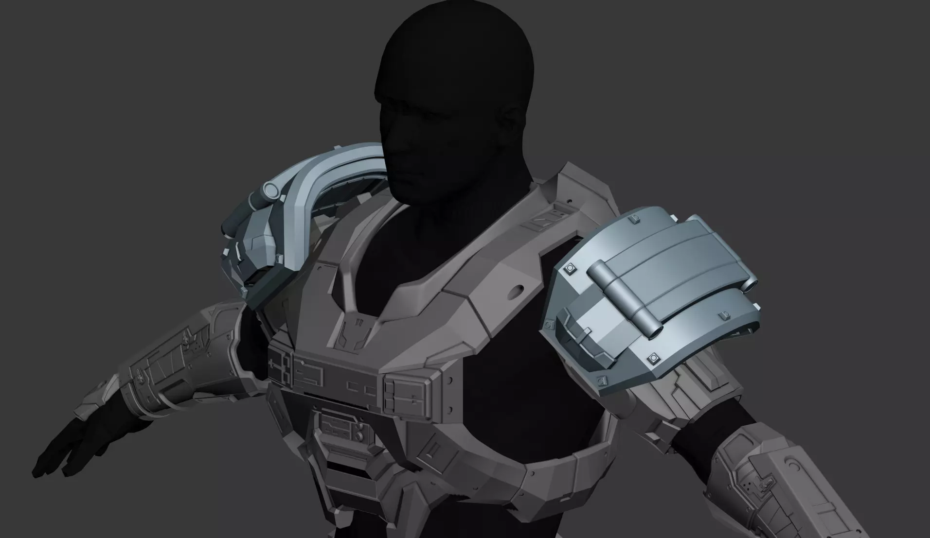 Reach Grenadier Shoulder Wearable 3D Print Model 3D print model_0