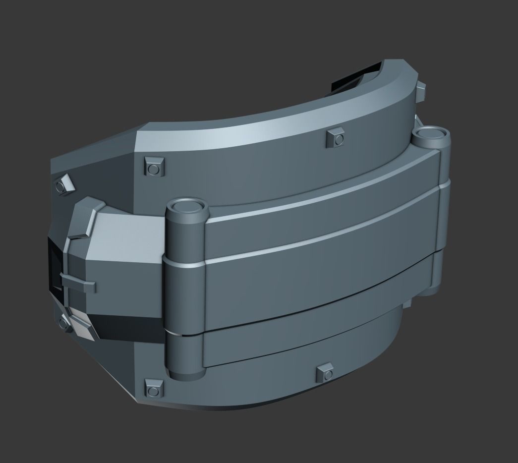 Reach Grenadier Shoulder Wearable 3D Print Model 3D print model_2