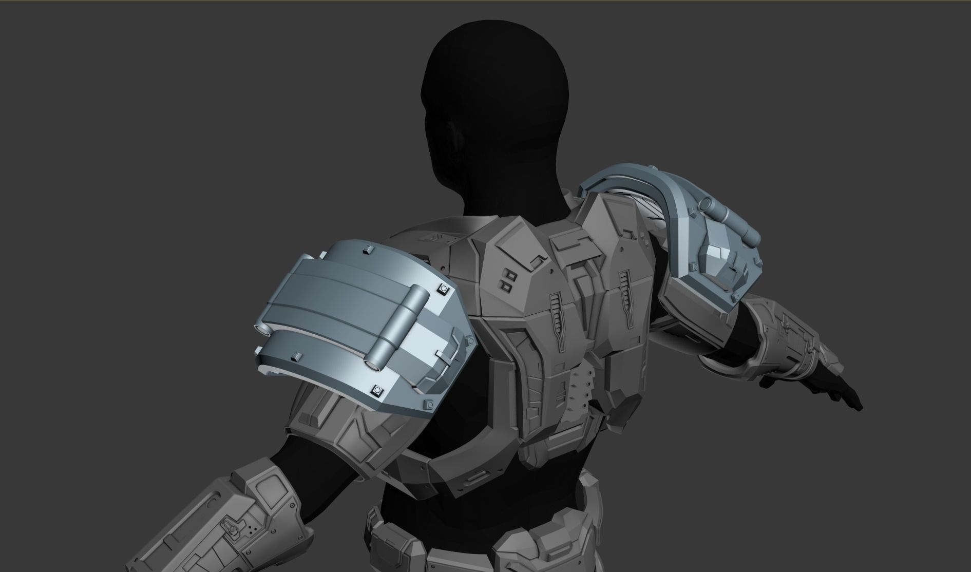 Reach Grenadier Shoulder Wearable 3D Print Model 3D print model_1
