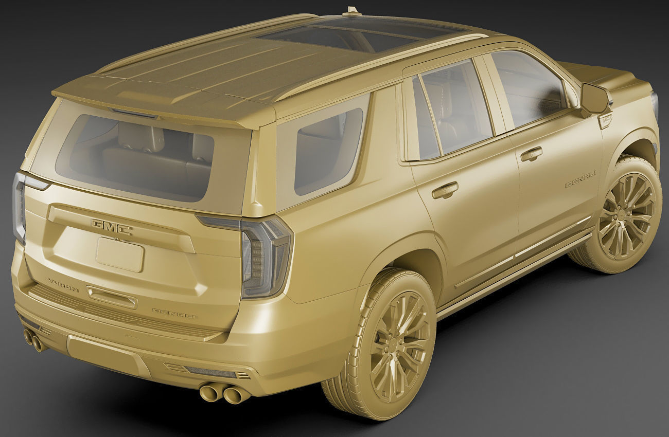 Yukon Denali SUV 2021 3D model_20