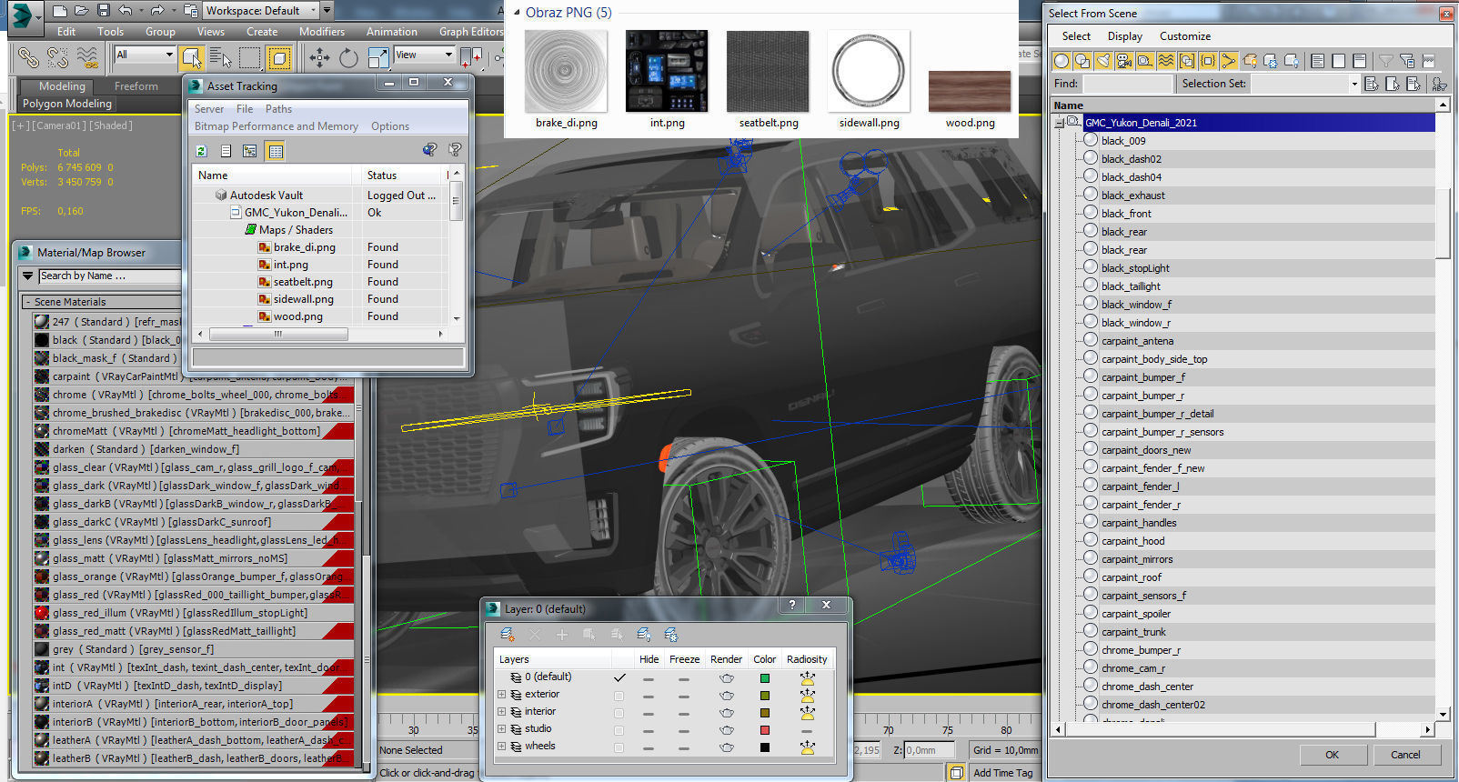 Yukon Denali SUV 2021 3D model_26