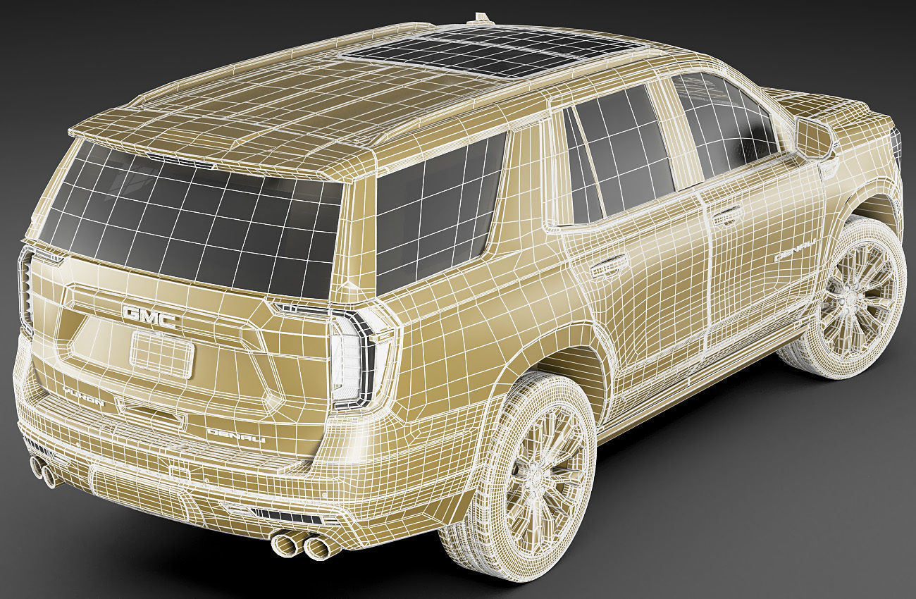 Yukon Denali SUV 2021 3D model_24