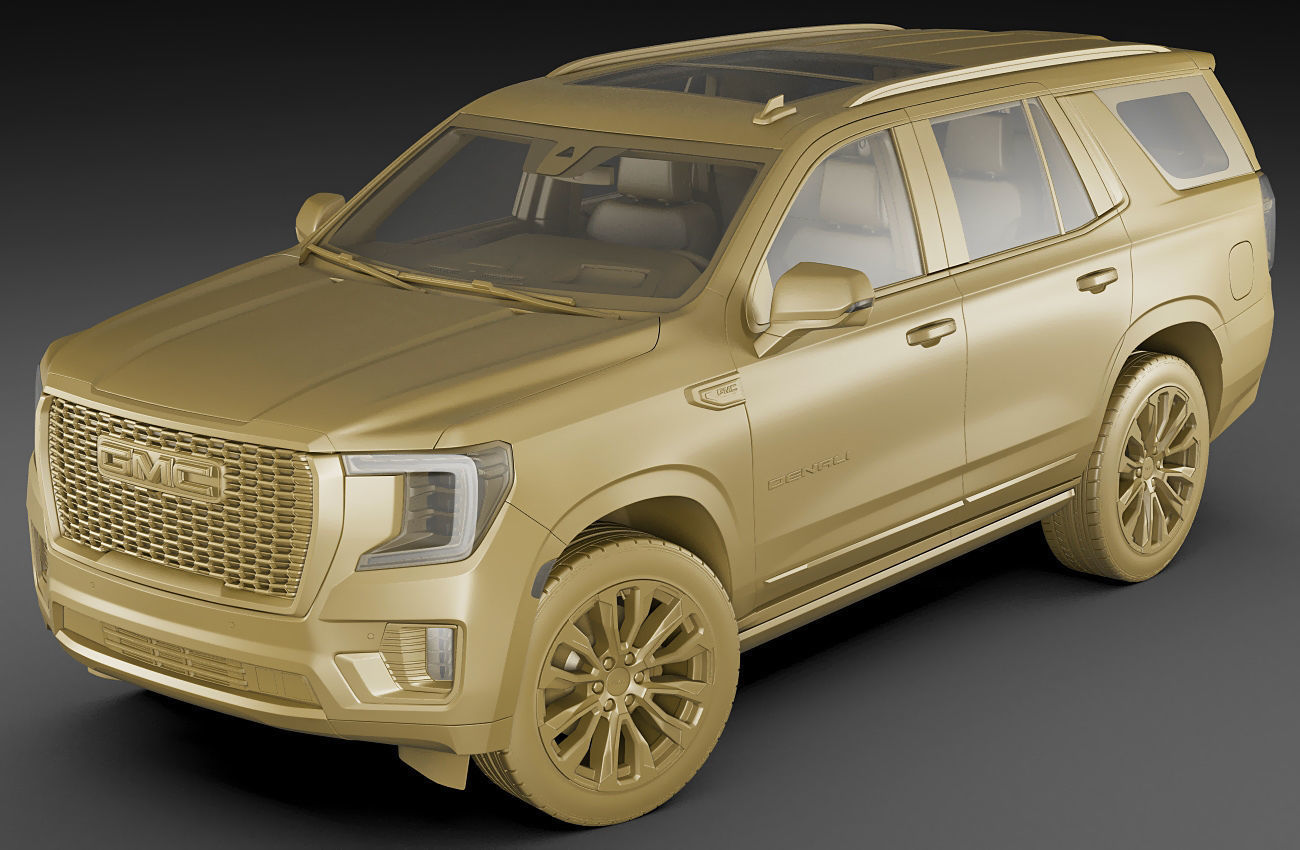Yukon Denali SUV 2021 3D model_19