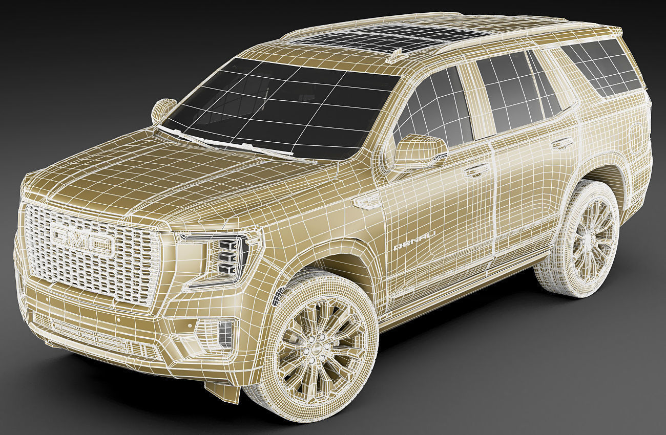 Yukon Denali SUV 2021 3D model_23