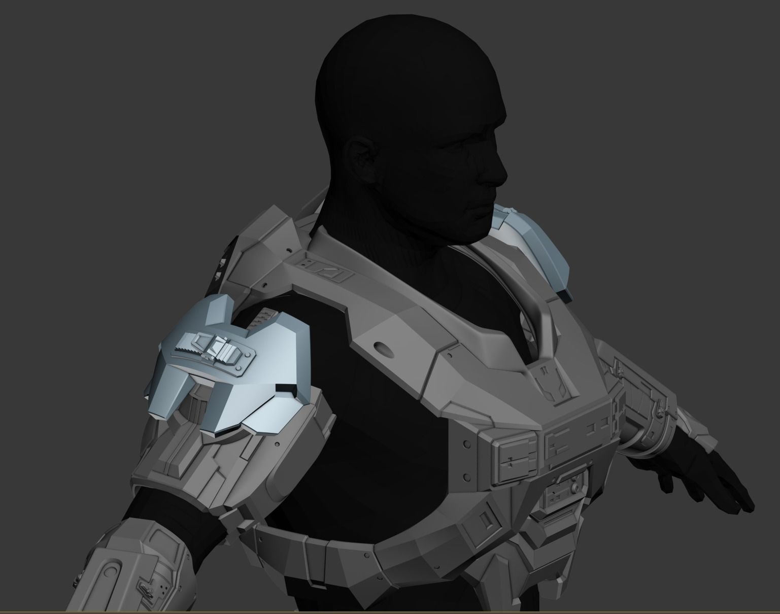 Reach Hazop Shoulder wearable 3D print model 3D print model_1